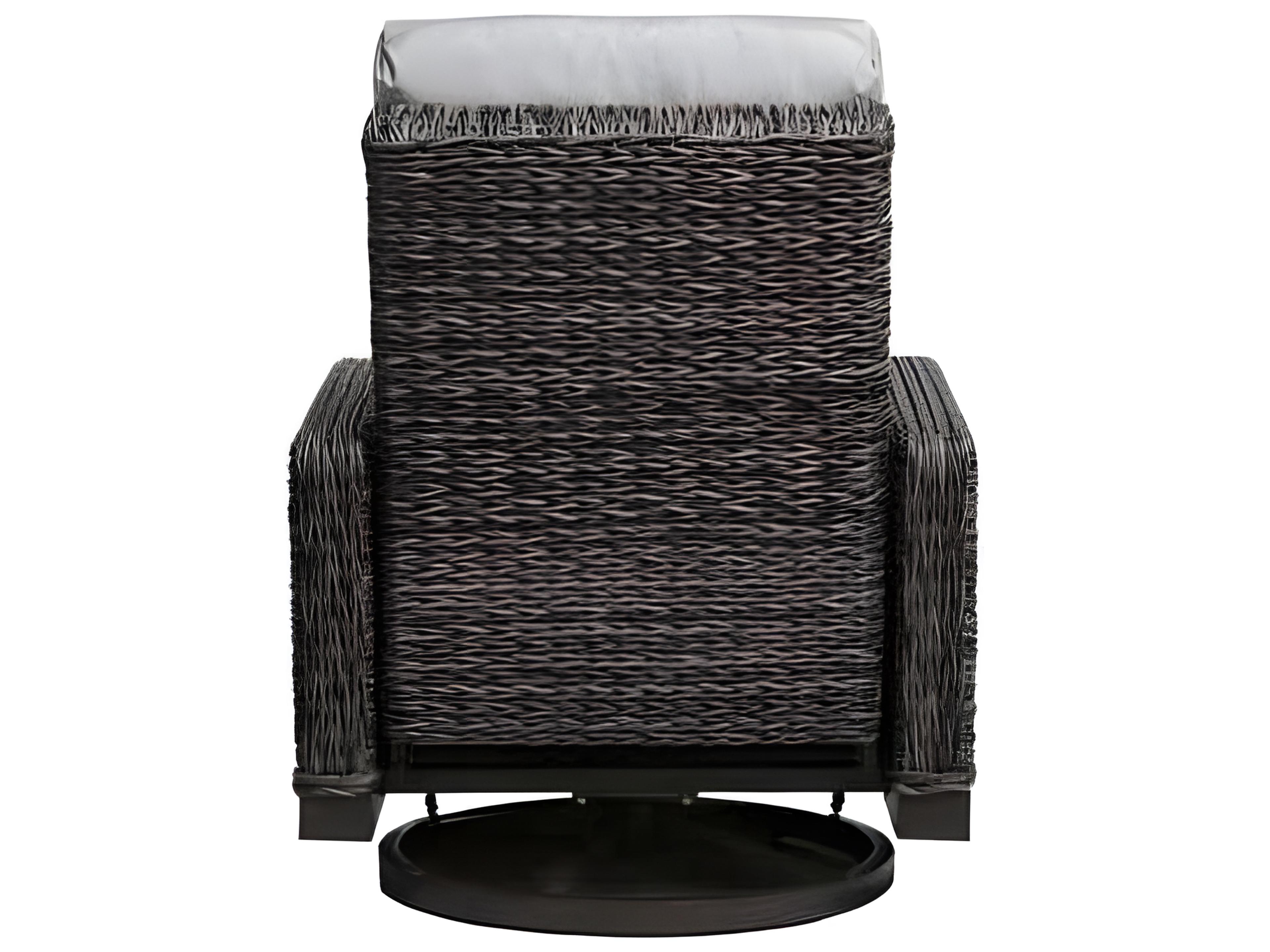 Ratana Boston Silver Ash Grey Aluminum Cushion Lounge Chair