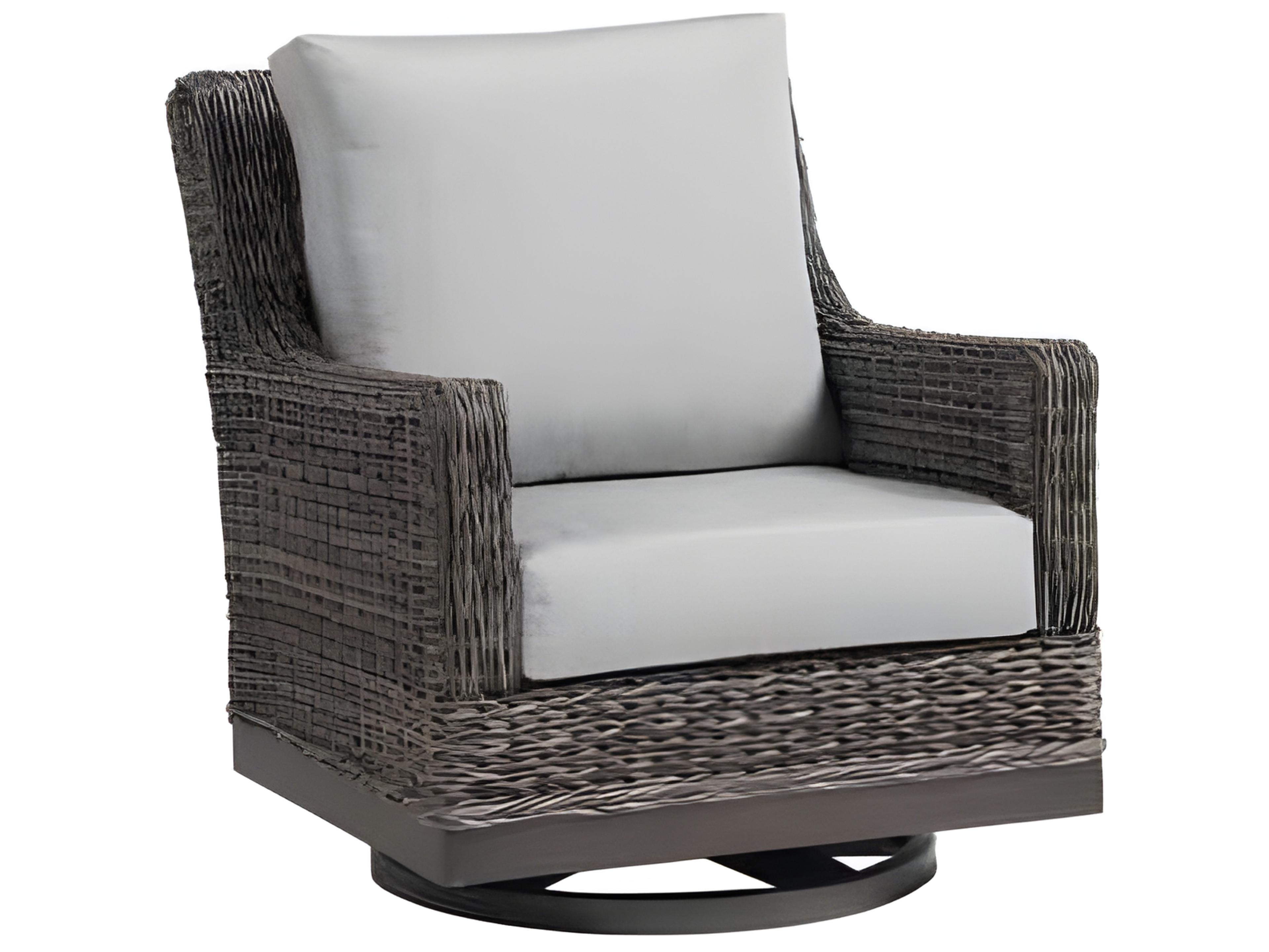 Boston Silver Ash Grey Aluminum Cushion Lounge Chair