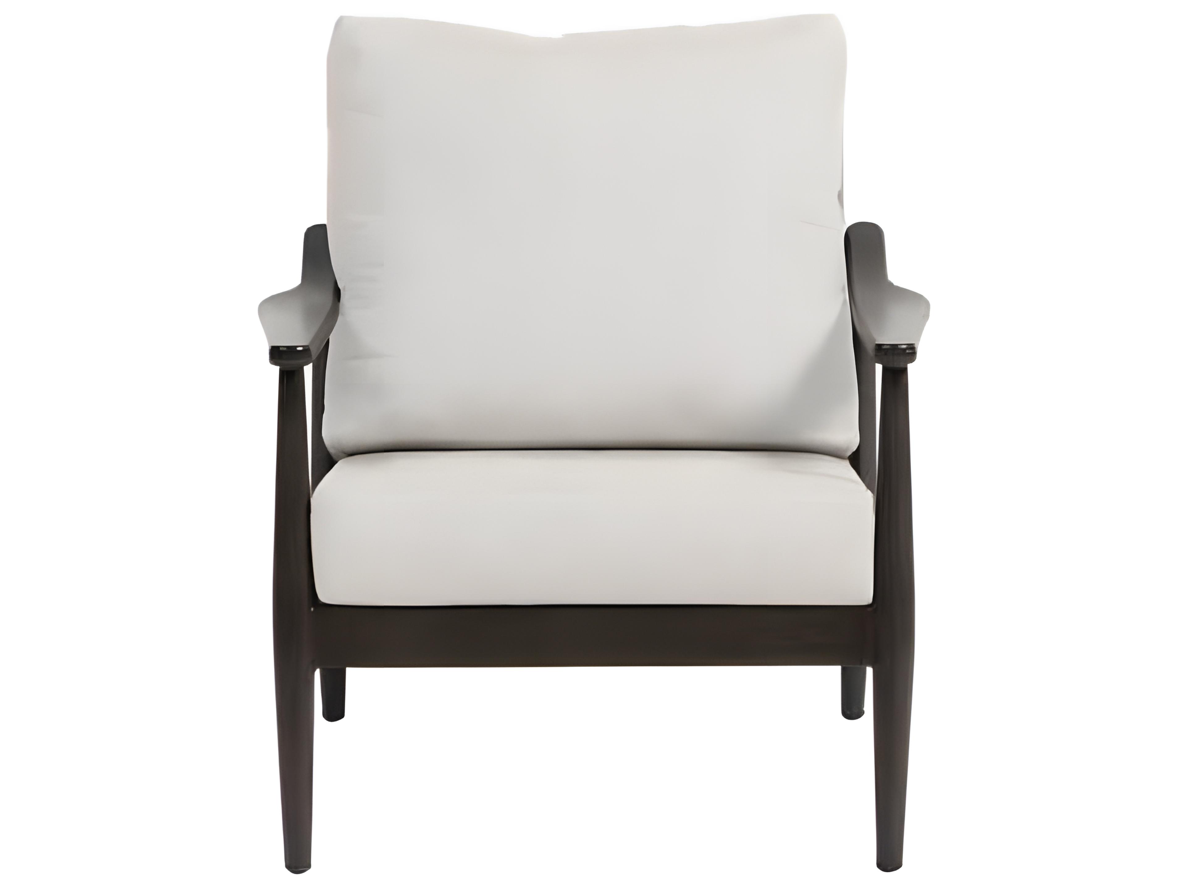 Ratana Bolano Silver Ash Grey Aluminum Cushion Lounge Chair