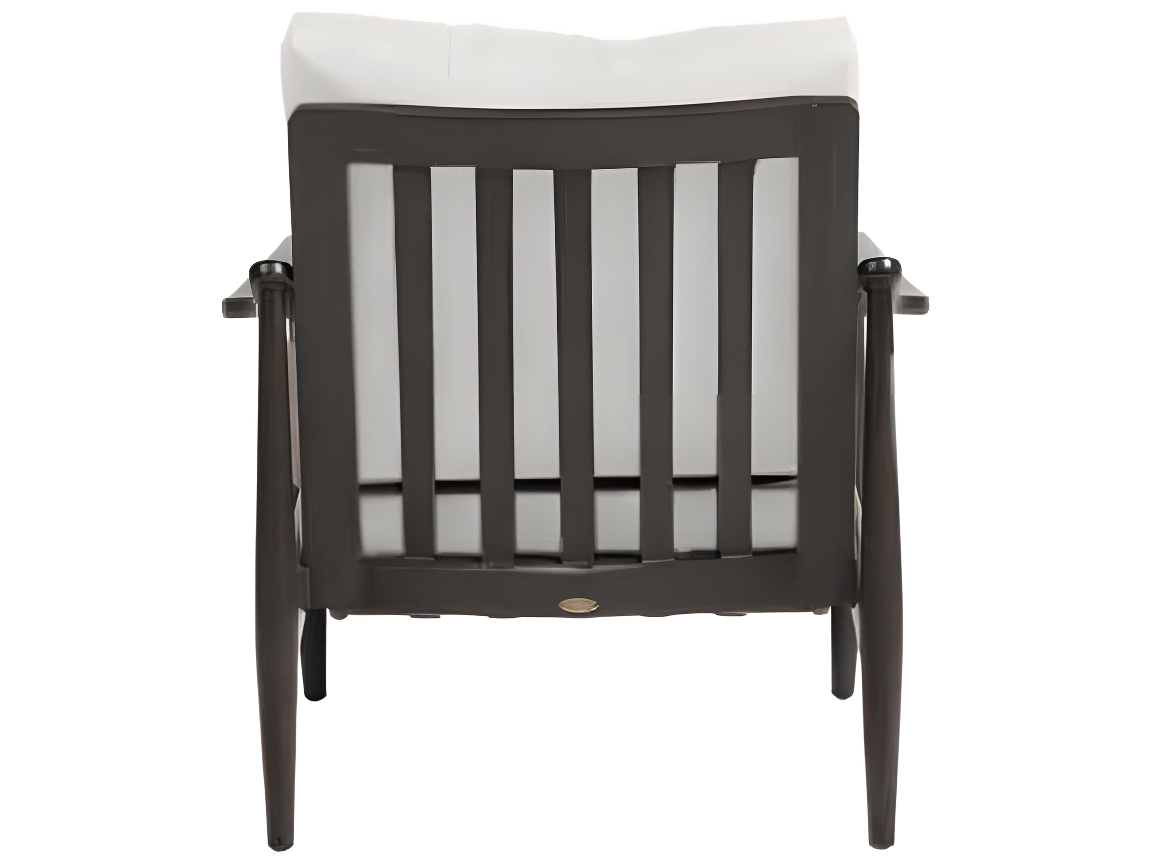 Ratana Bolano Silver Ash Grey Aluminum Cushion Lounge Chair