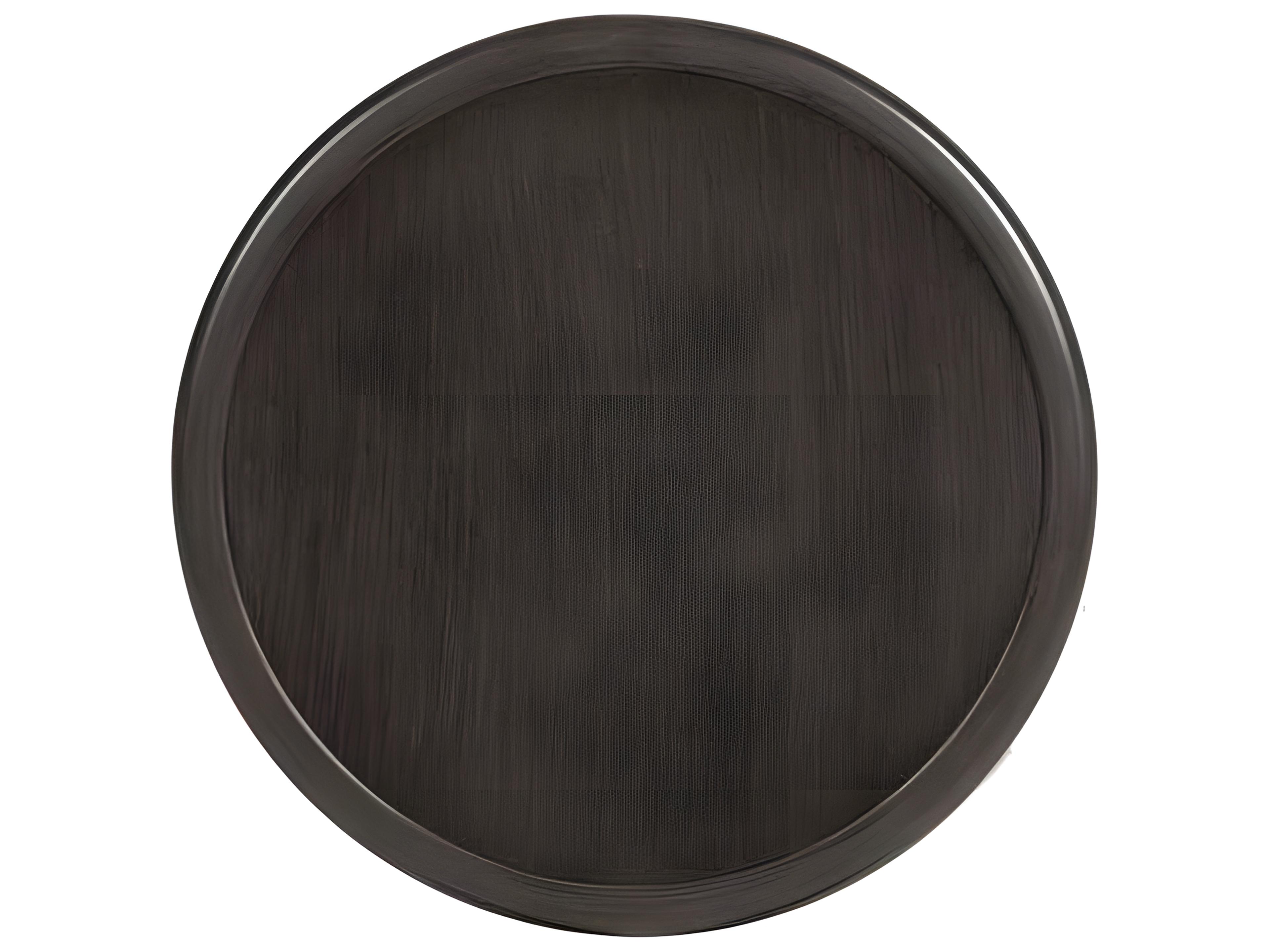 Ratana Bolano Silver Ash Grey Aluminum Round End Table