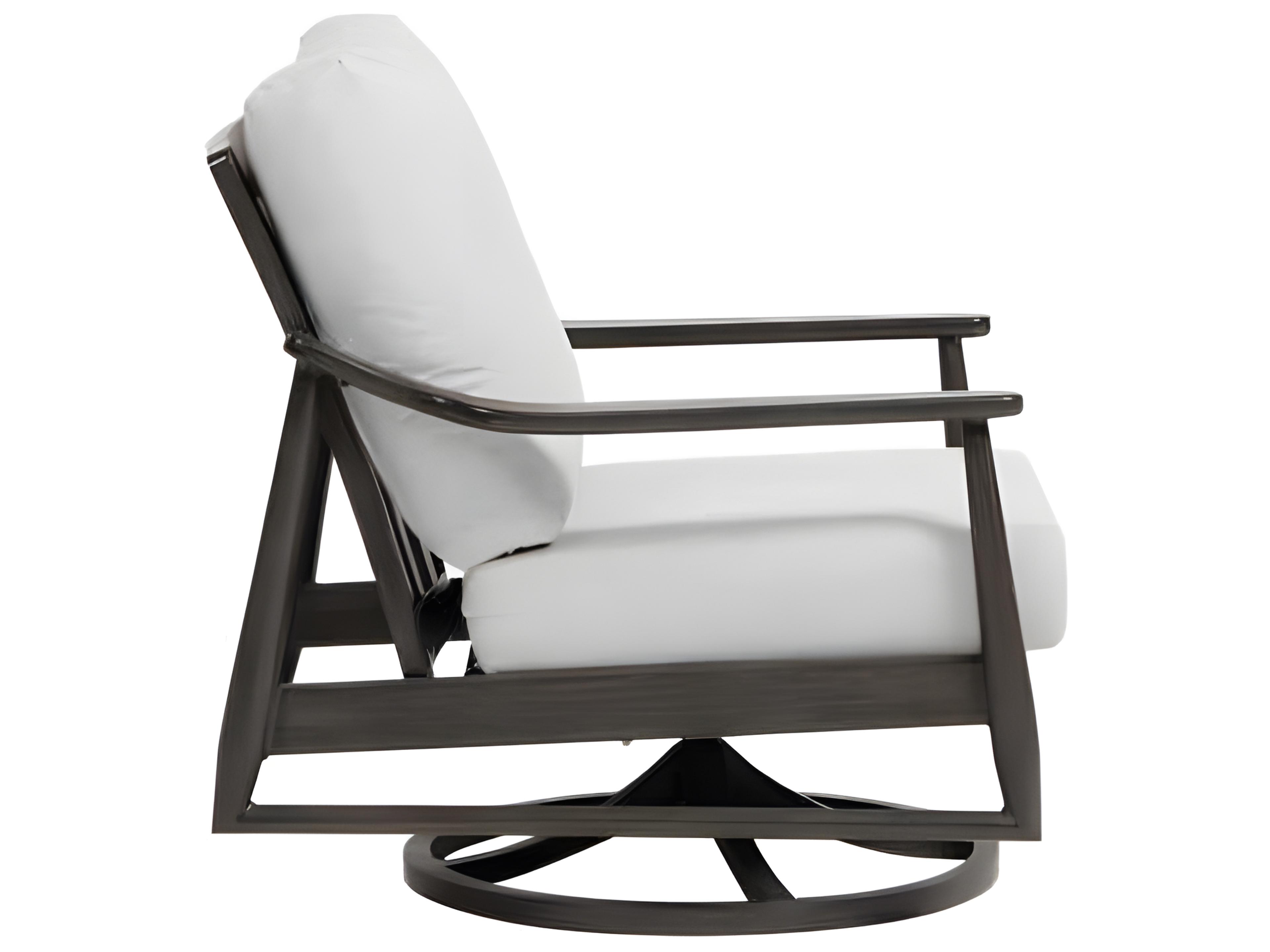 Ratana Bolano Silver Ash Grey Aluminum Cushion Lounge Chair