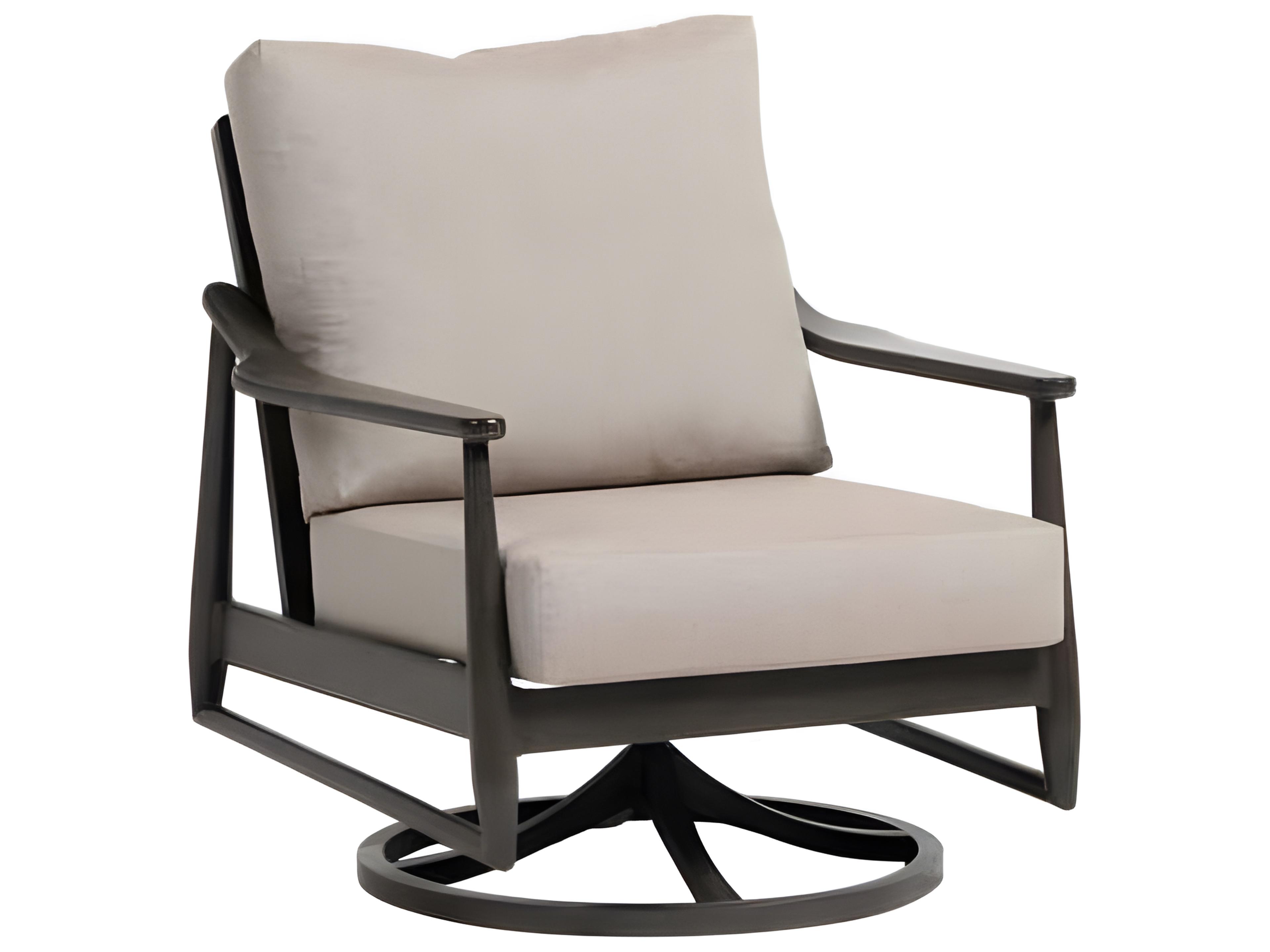 Ratana Bolano Silver Ash Grey Aluminum Cushion Lounge Chair