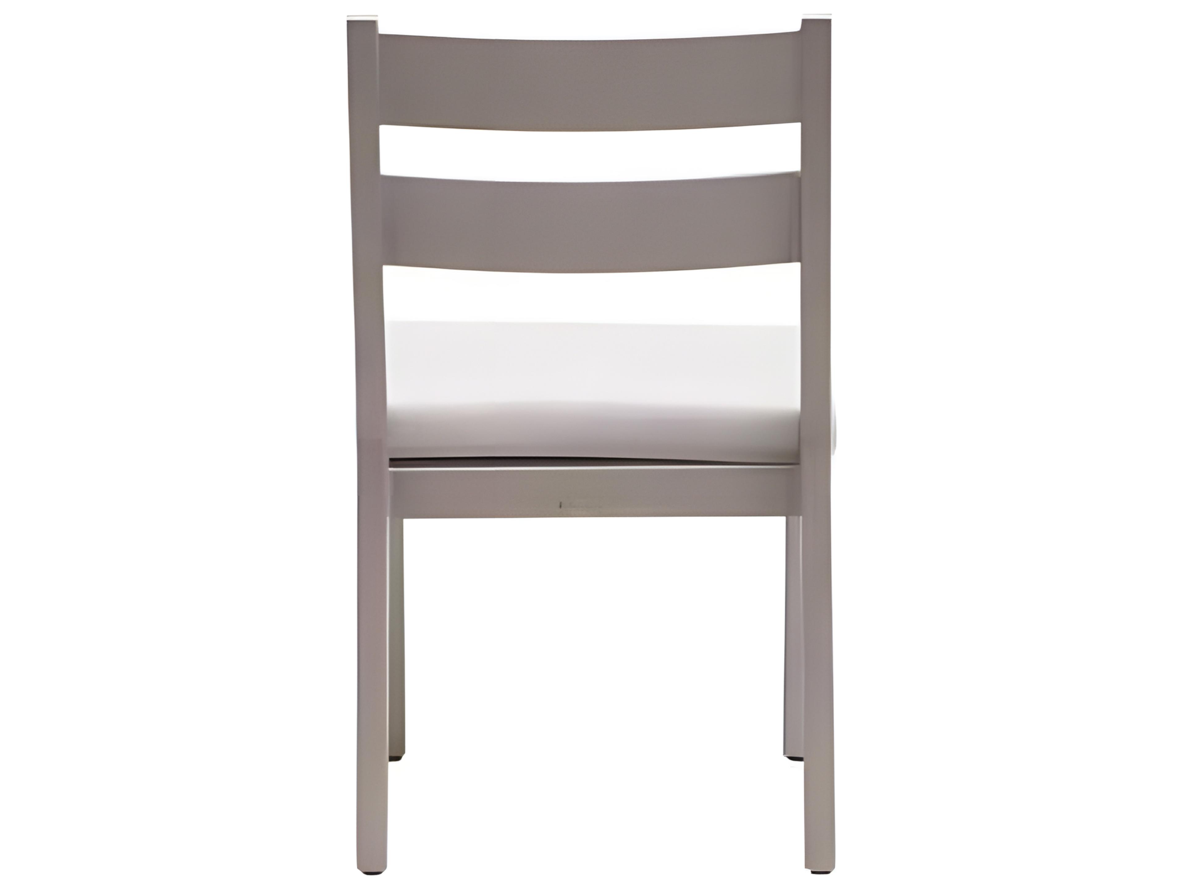Ratana Lucia Silver Pearl Aluminum Cushion Dining Chair