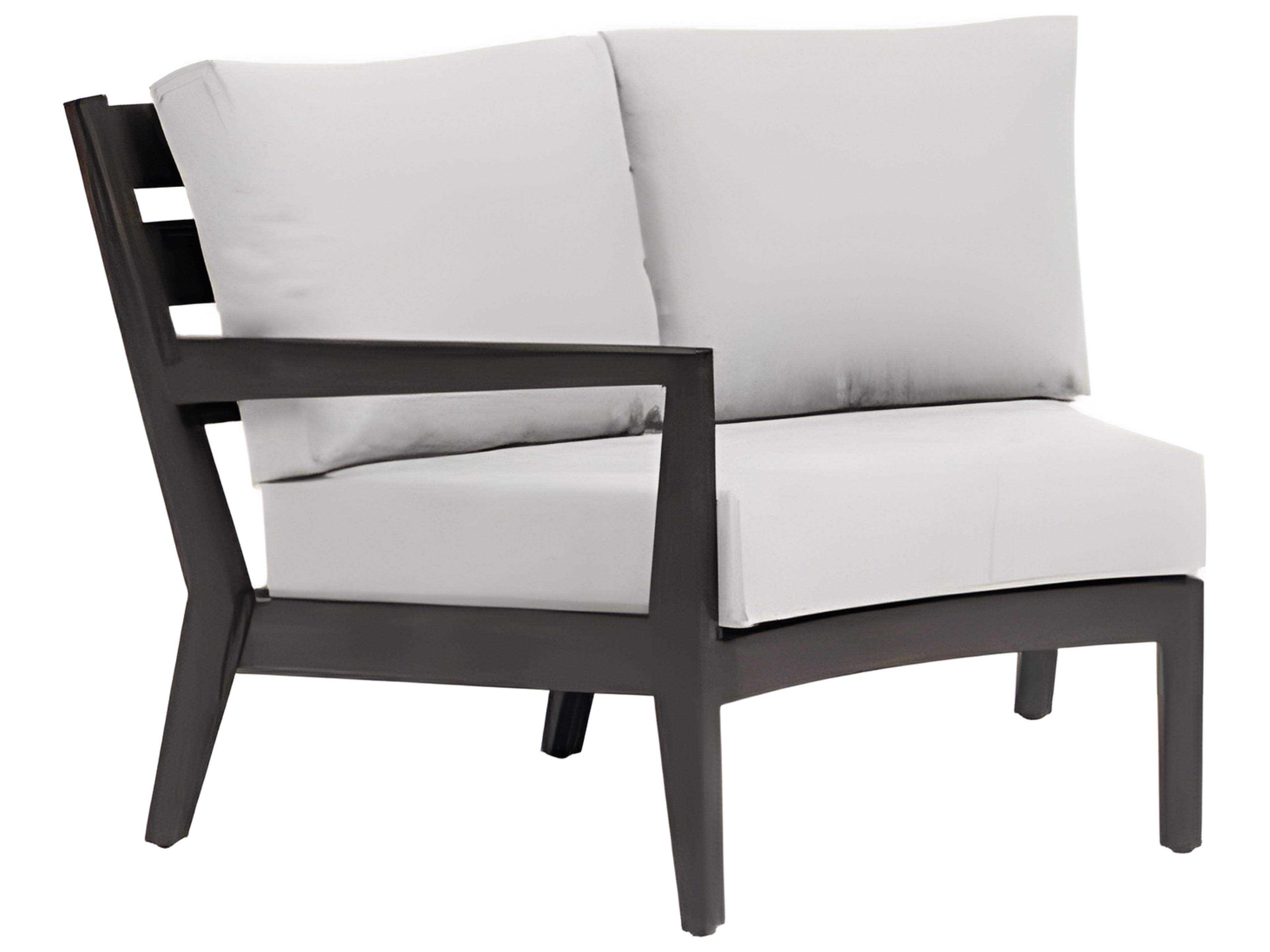 Ratana Lucia Silver Ash Grey Aluminum Cushion Lounge Chair