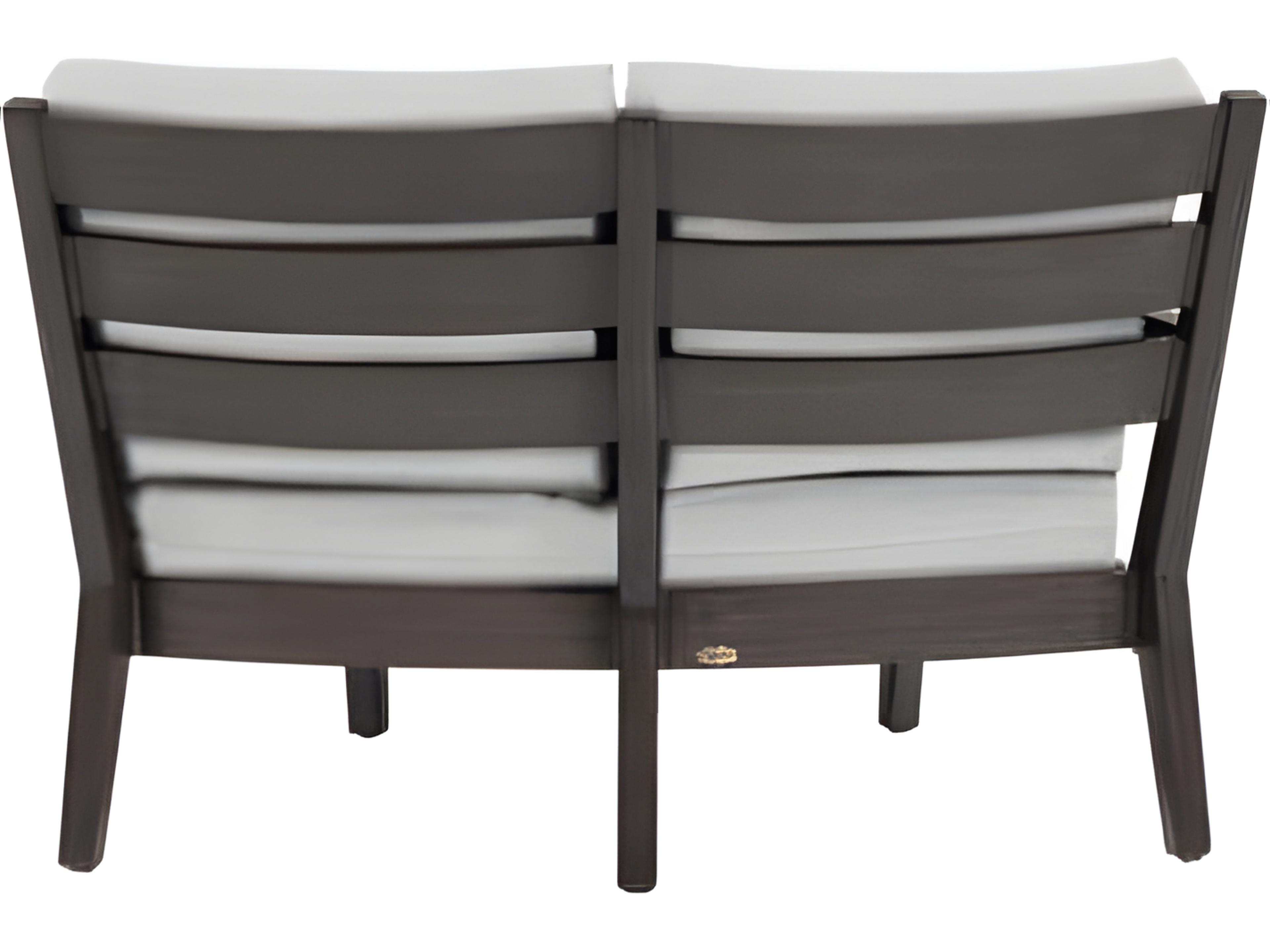 Ratana Lucia Silver Ash Grey Aluminum Cushion Lounge Chair