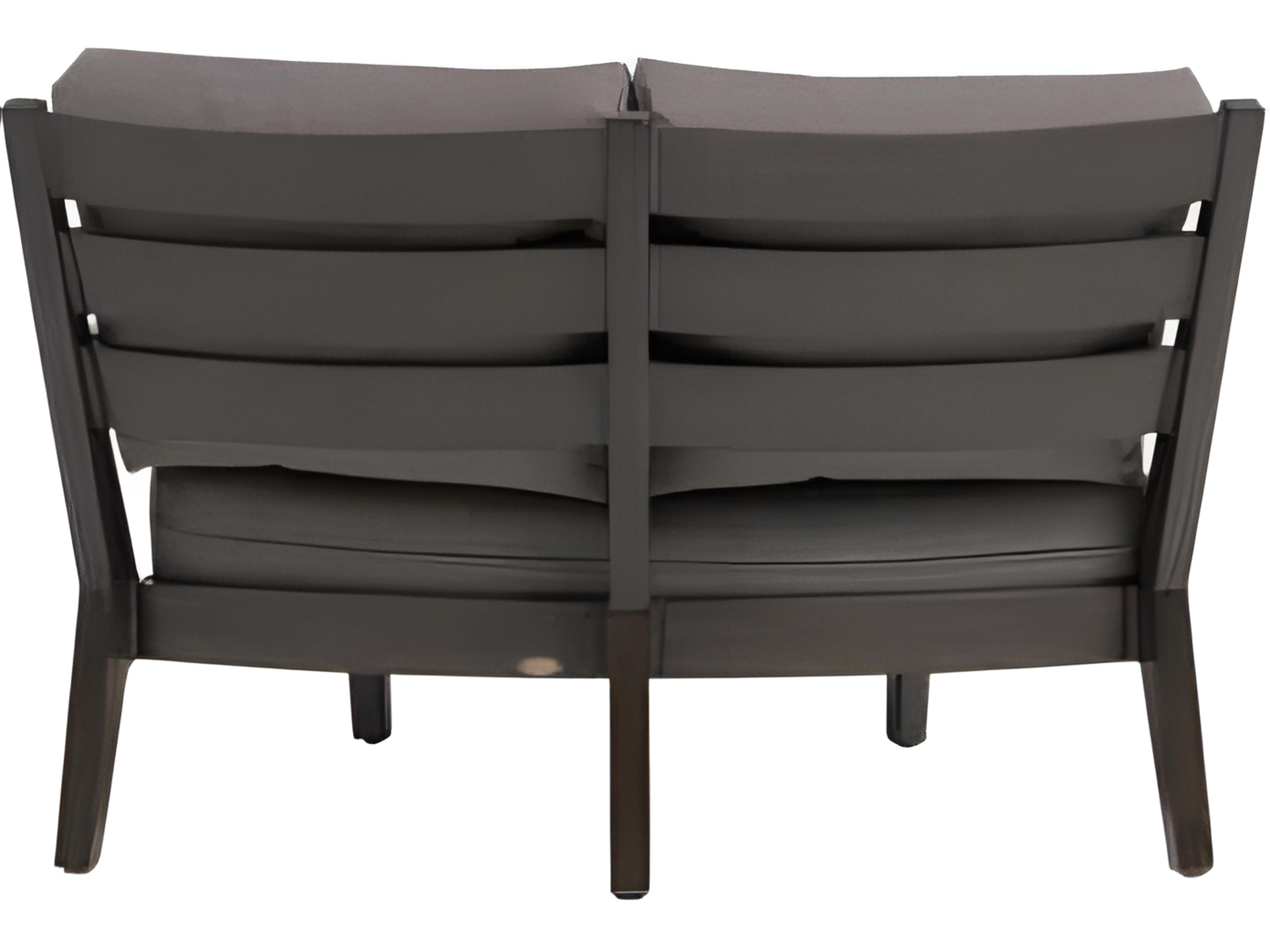 Ratana Lucia Silver Ash Grey Aluminum Cushion Lounge Chair