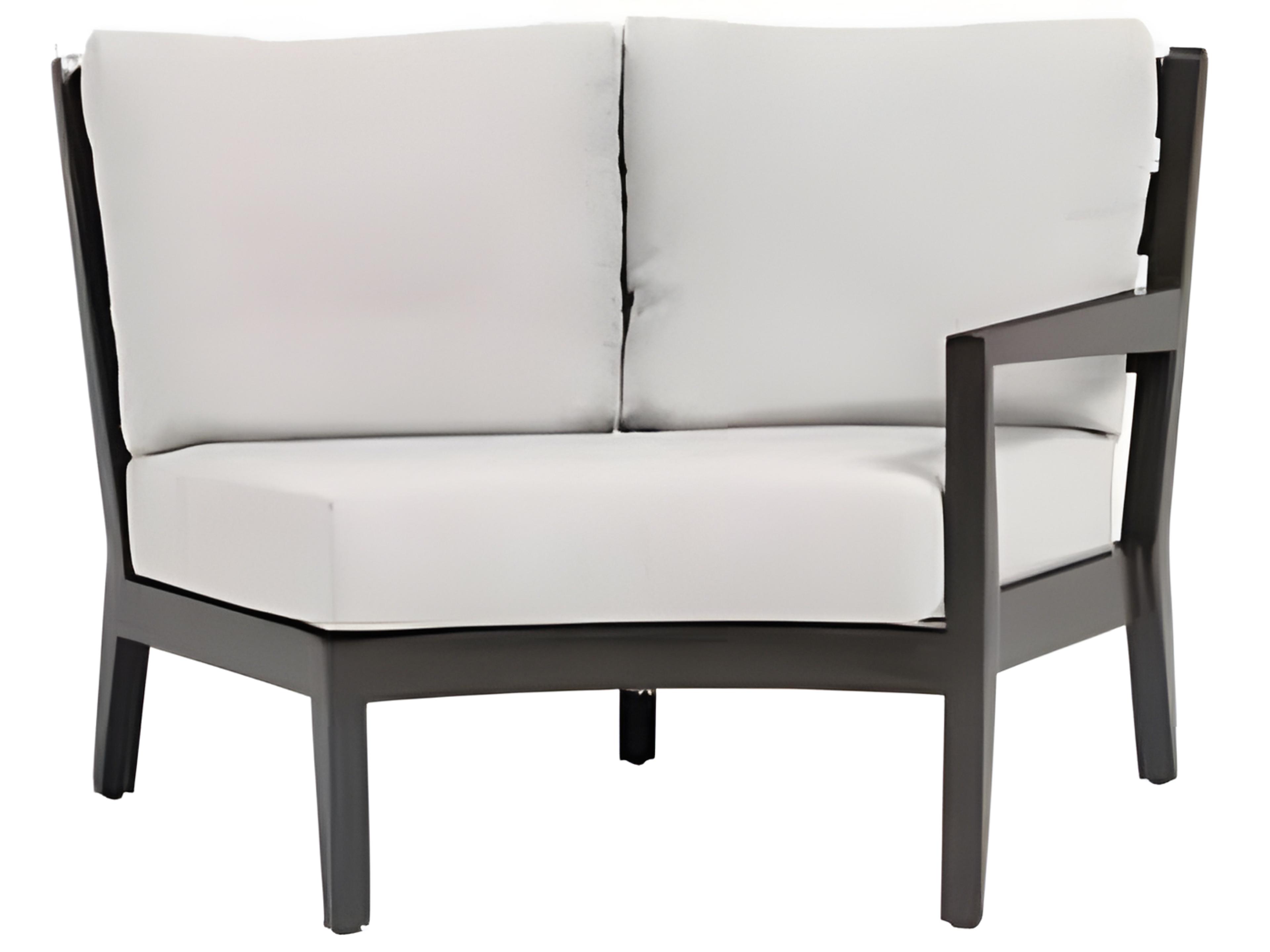 Ratana Lucia Silver Ash Grey Aluminum Cushion Lounge Chair