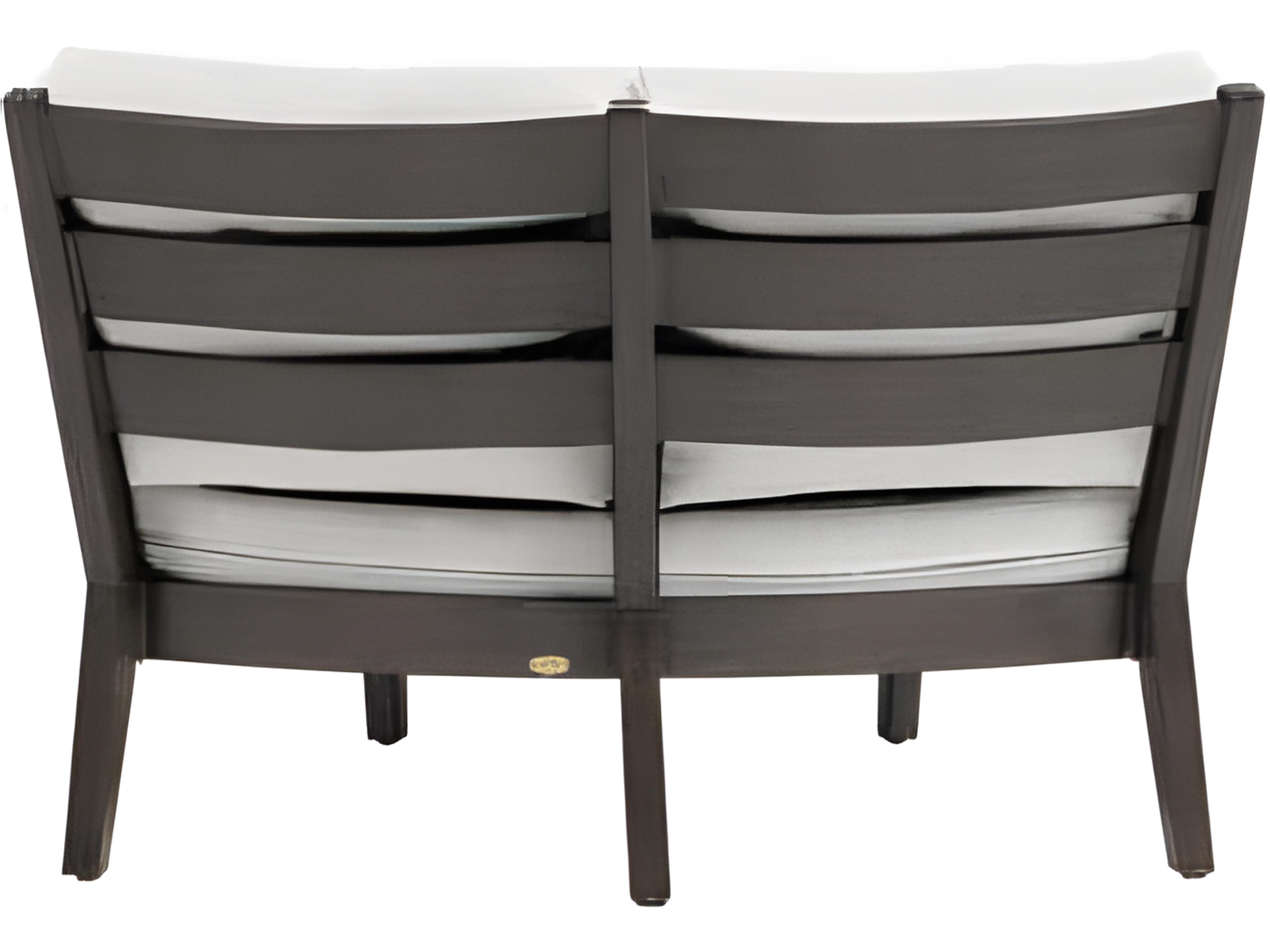 Ratana Lucia Silver Ash Grey Aluminum Cushion Lounge Chair