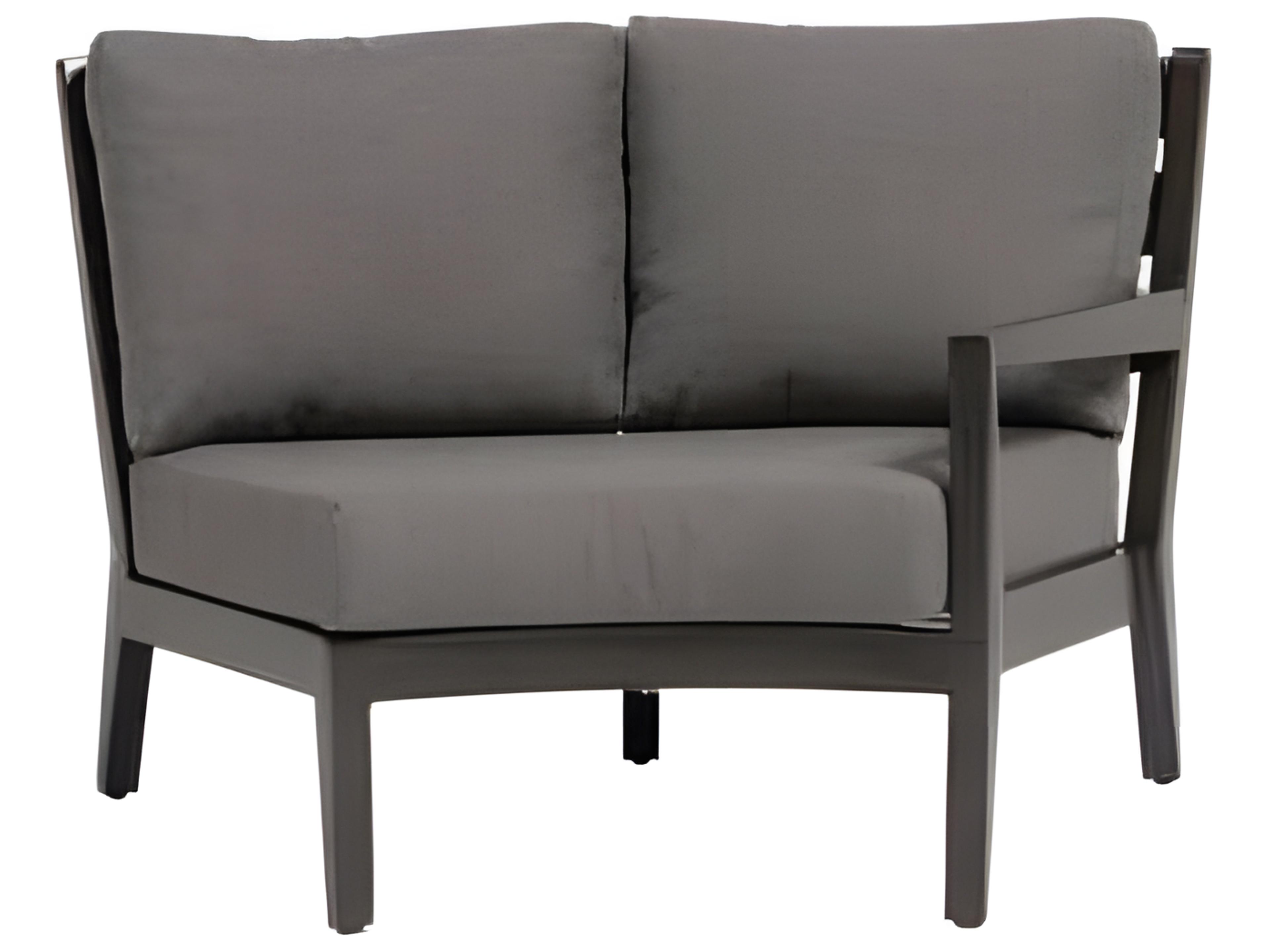 Ratana Lucia Silver Ash Grey Aluminum Cushion Lounge Chair