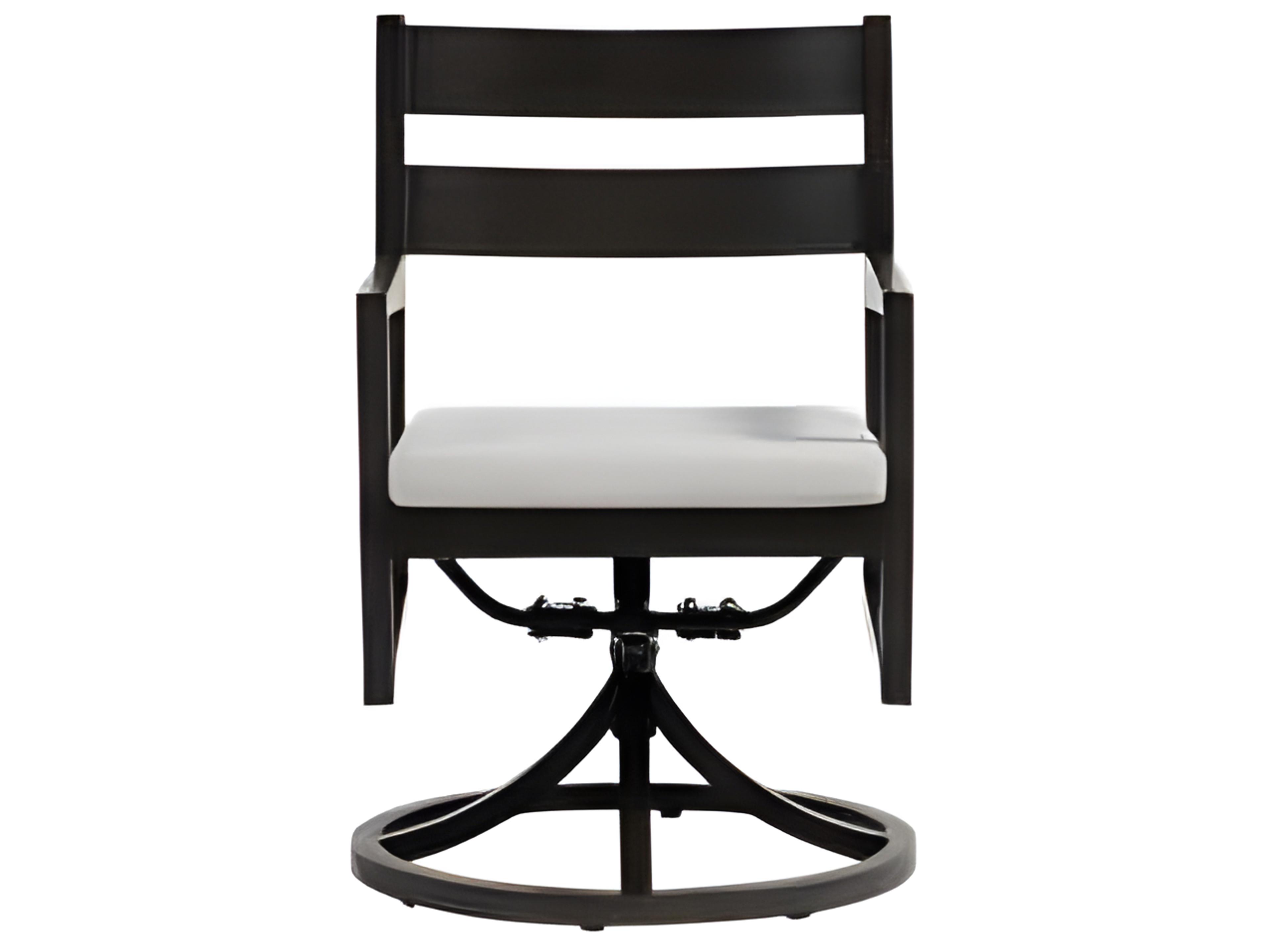 Ratana Lucia Silver Ash Grey Aluminum Cushion Dining Chair