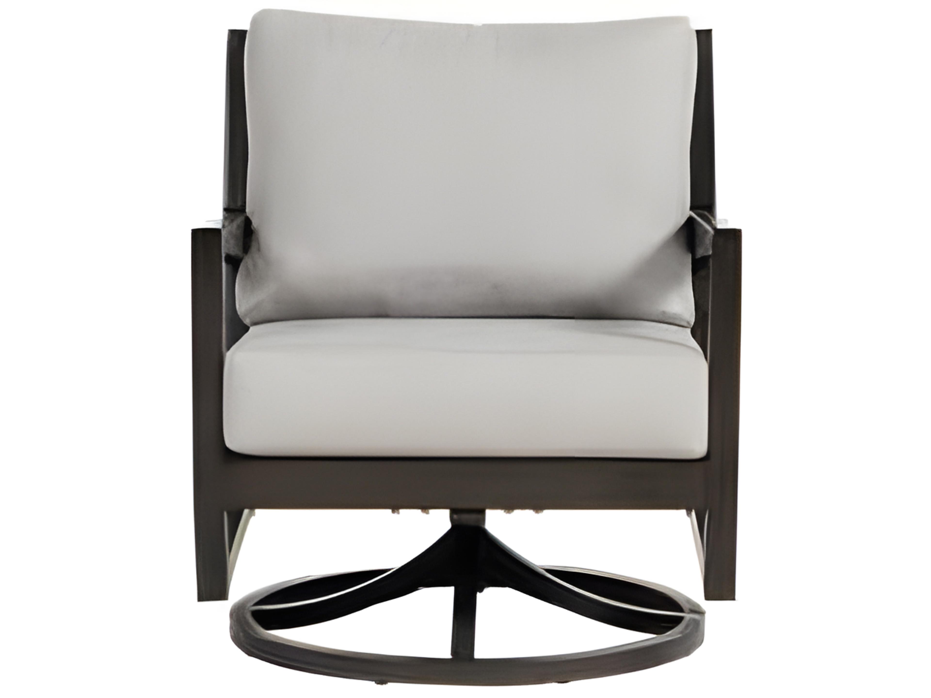 Ratana Lucia Silver Ash Grey Aluminum Cushion Lounge Chair
