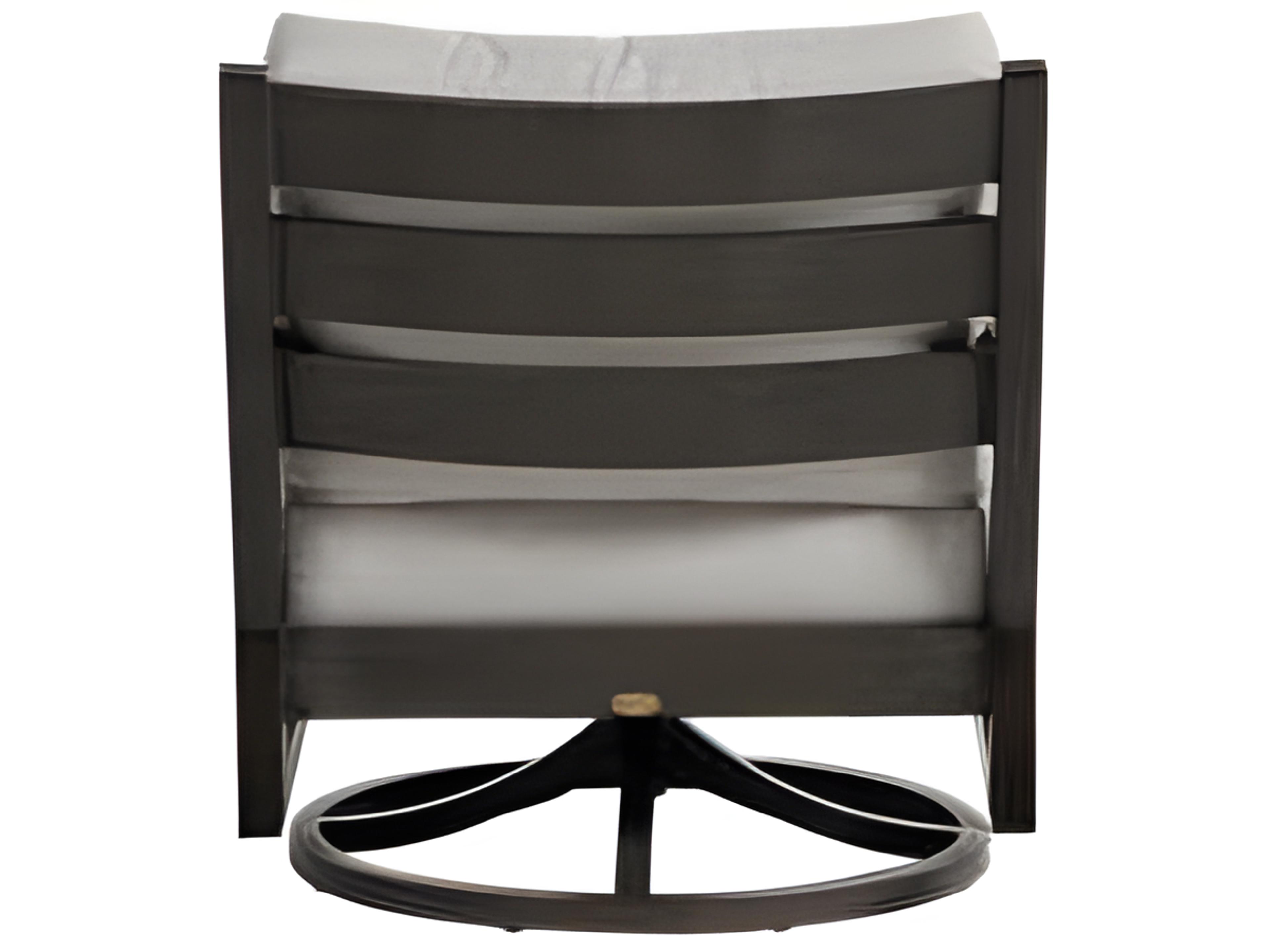 Ratana Lucia Silver Ash Grey Aluminum Cushion Lounge Chair