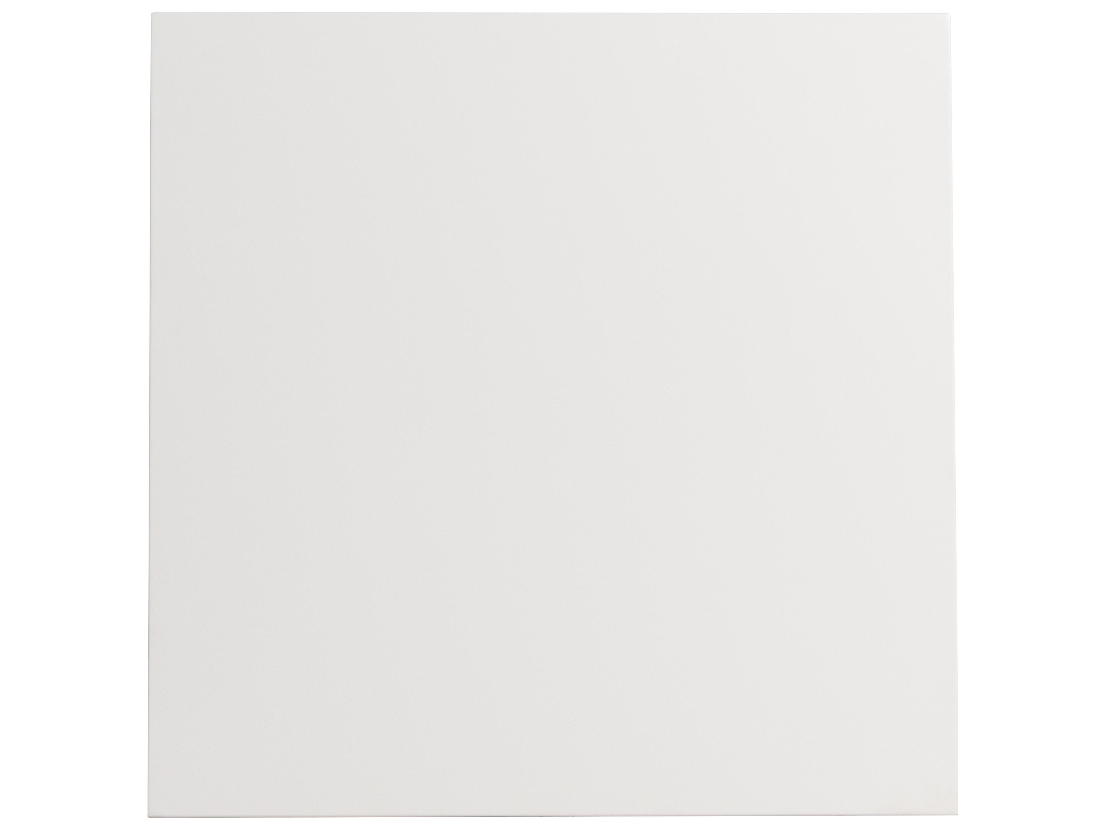 Ratana Elements Silver Talc White Aluminum Square Coffee Table