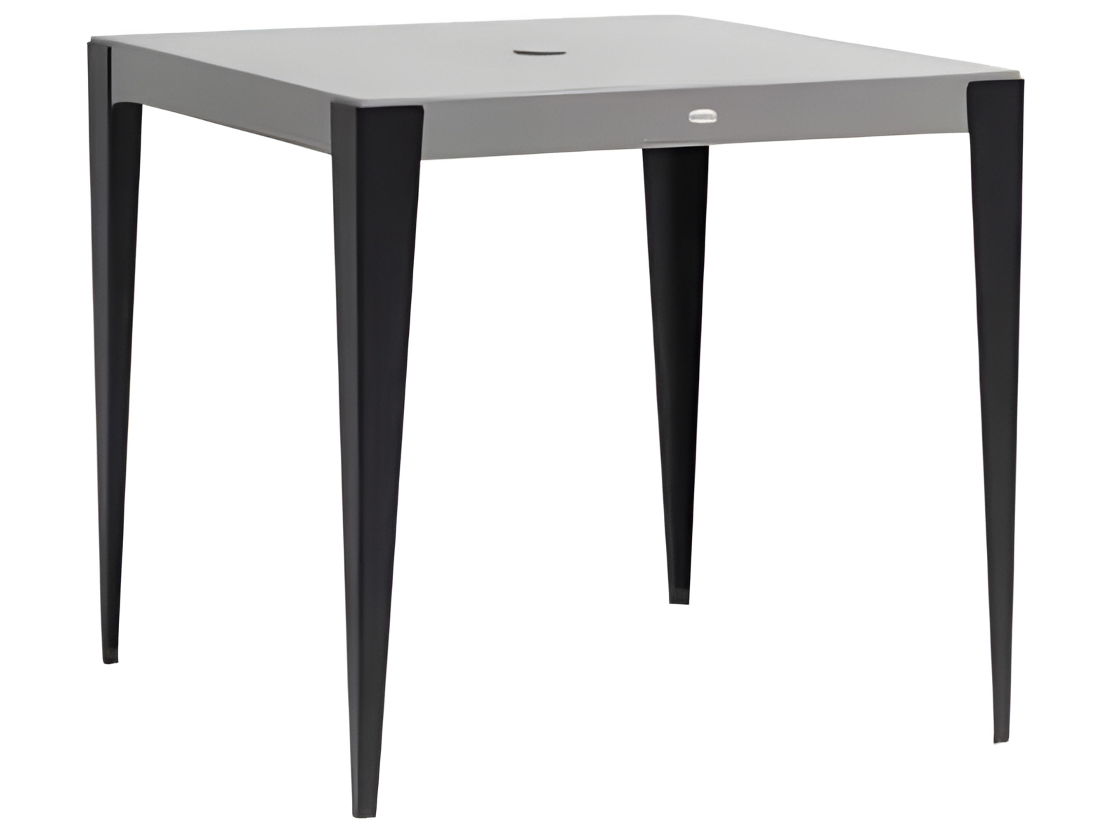 Genval Square Counter Table with Umbrella Hole