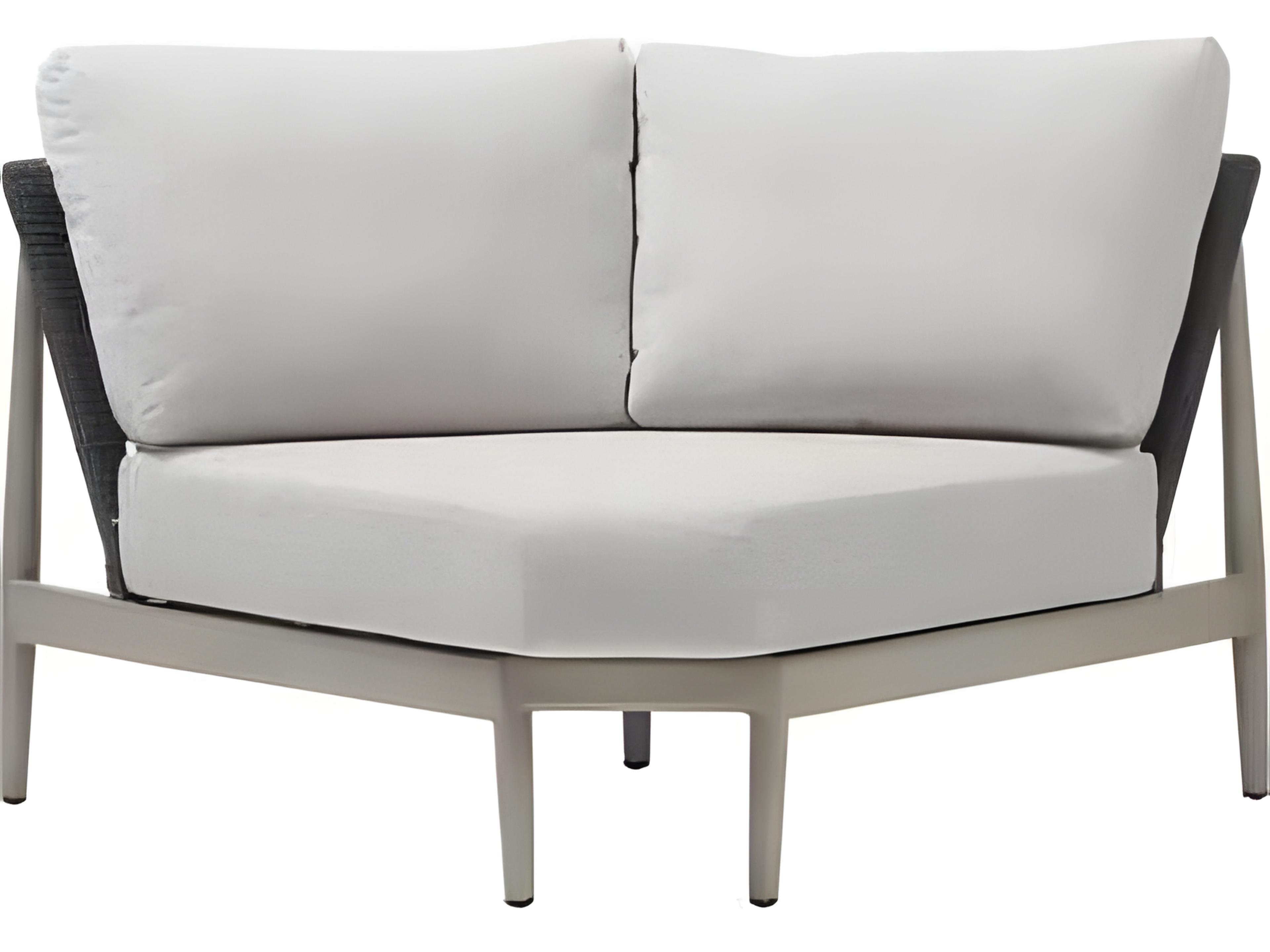 Ratana Coconut Grove Silver Pearl Aluminum Cushion Lounge Chair