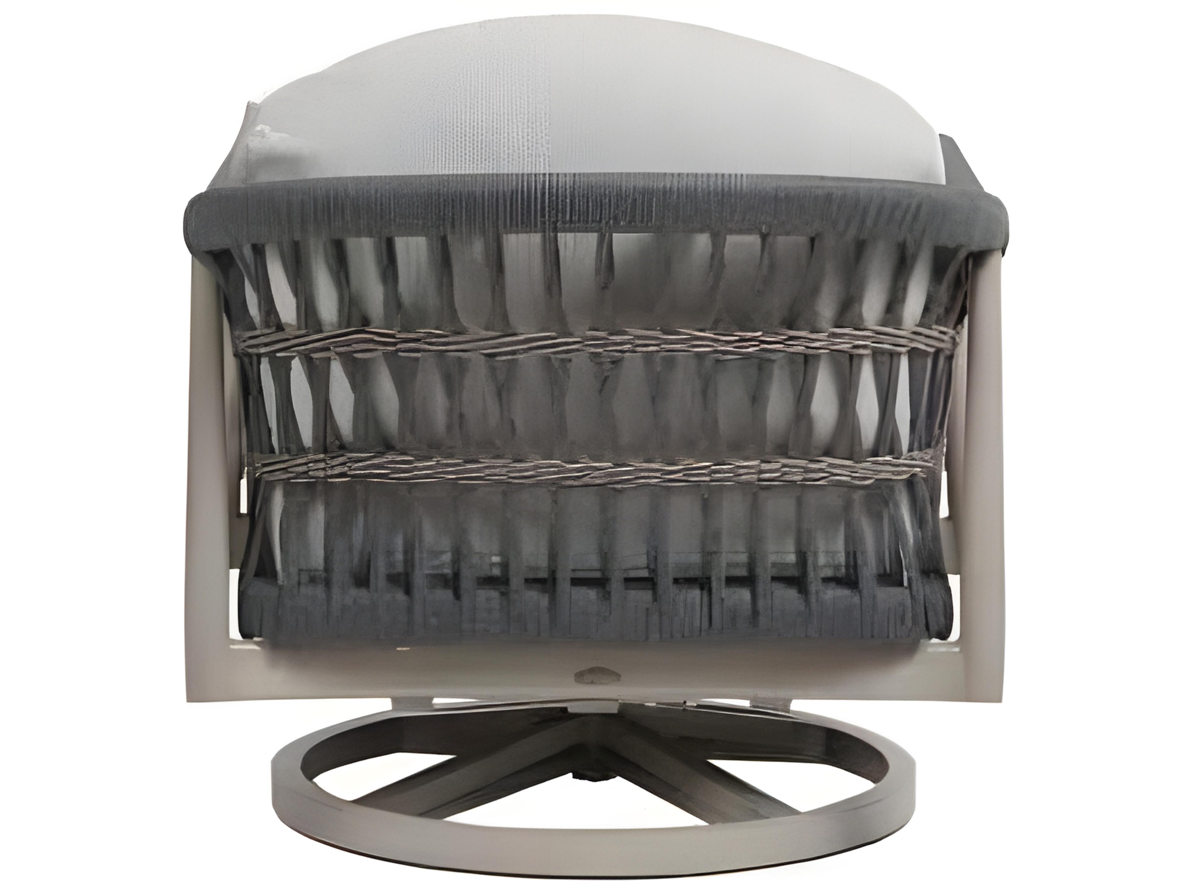 Ratana Coconut Grove Silver Pearl Aluminum Cushion Lounge Chair