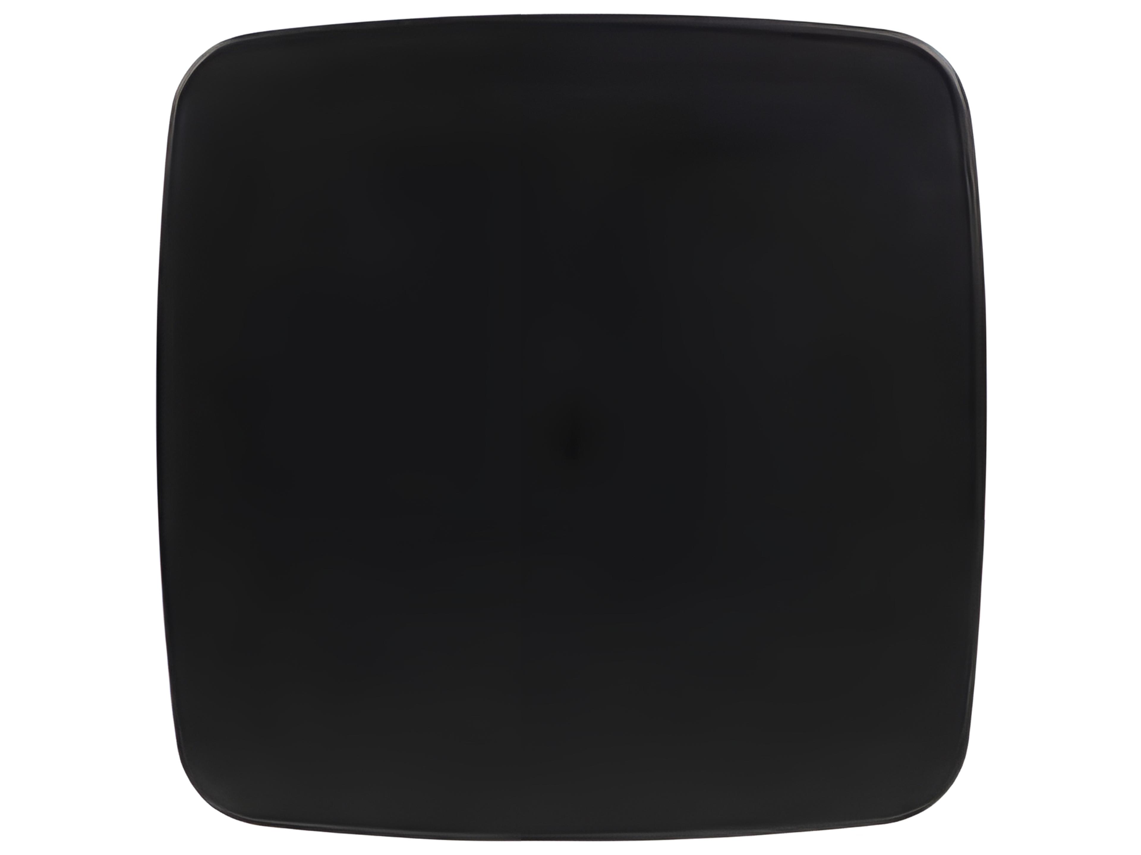 Ratana Alinea Silver Diva Night Aluminum Square Umbrella Hole Bar Table