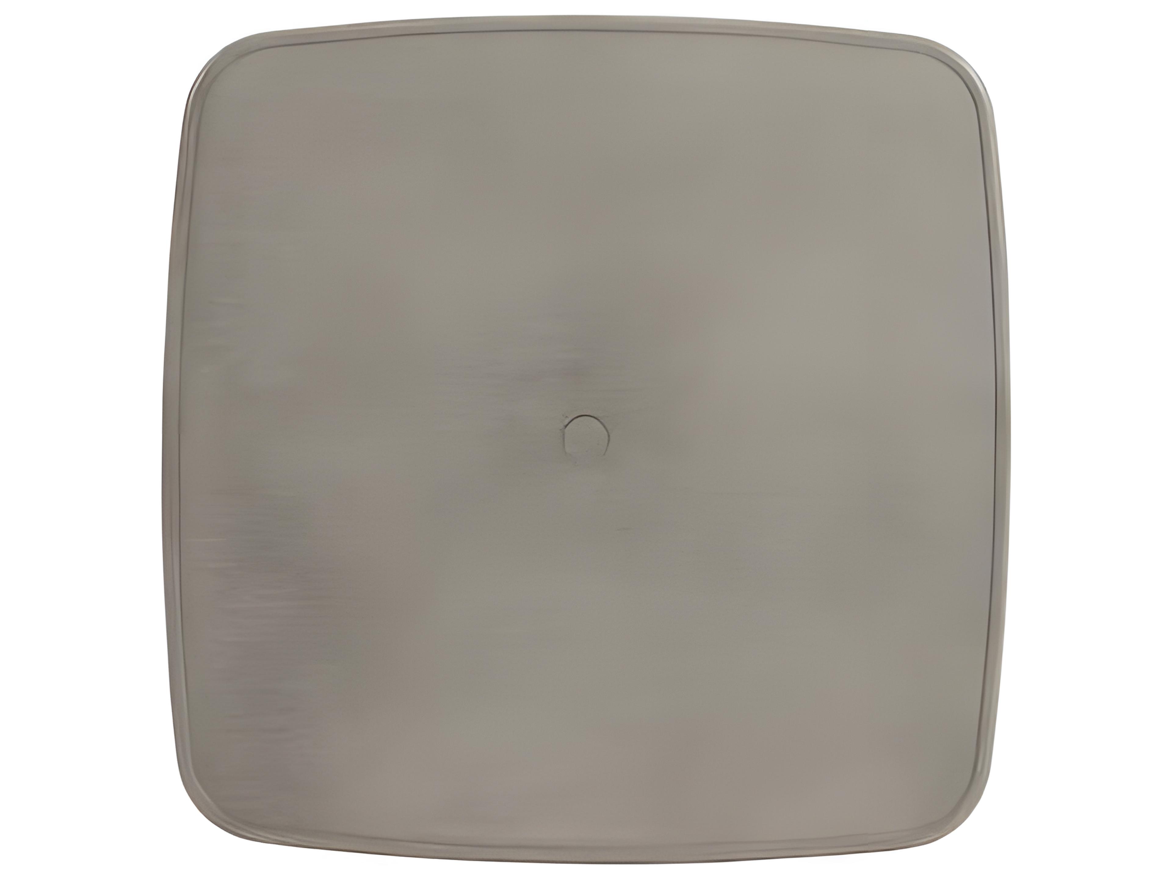 Ratana Alinea Silver Pearl Aluminum Square Umbrella Hole Bar Table