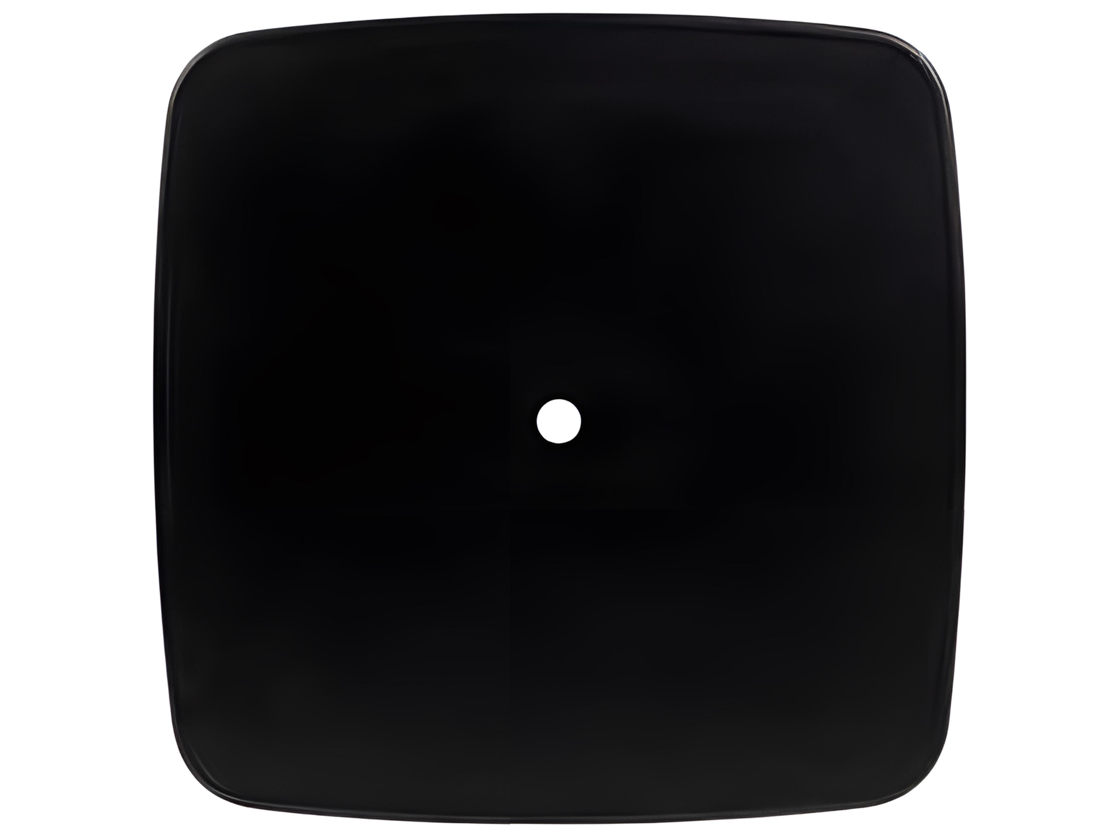 Ratana Alinea Silver Diva Night Aluminum Square Umbrella Hole Dining Table