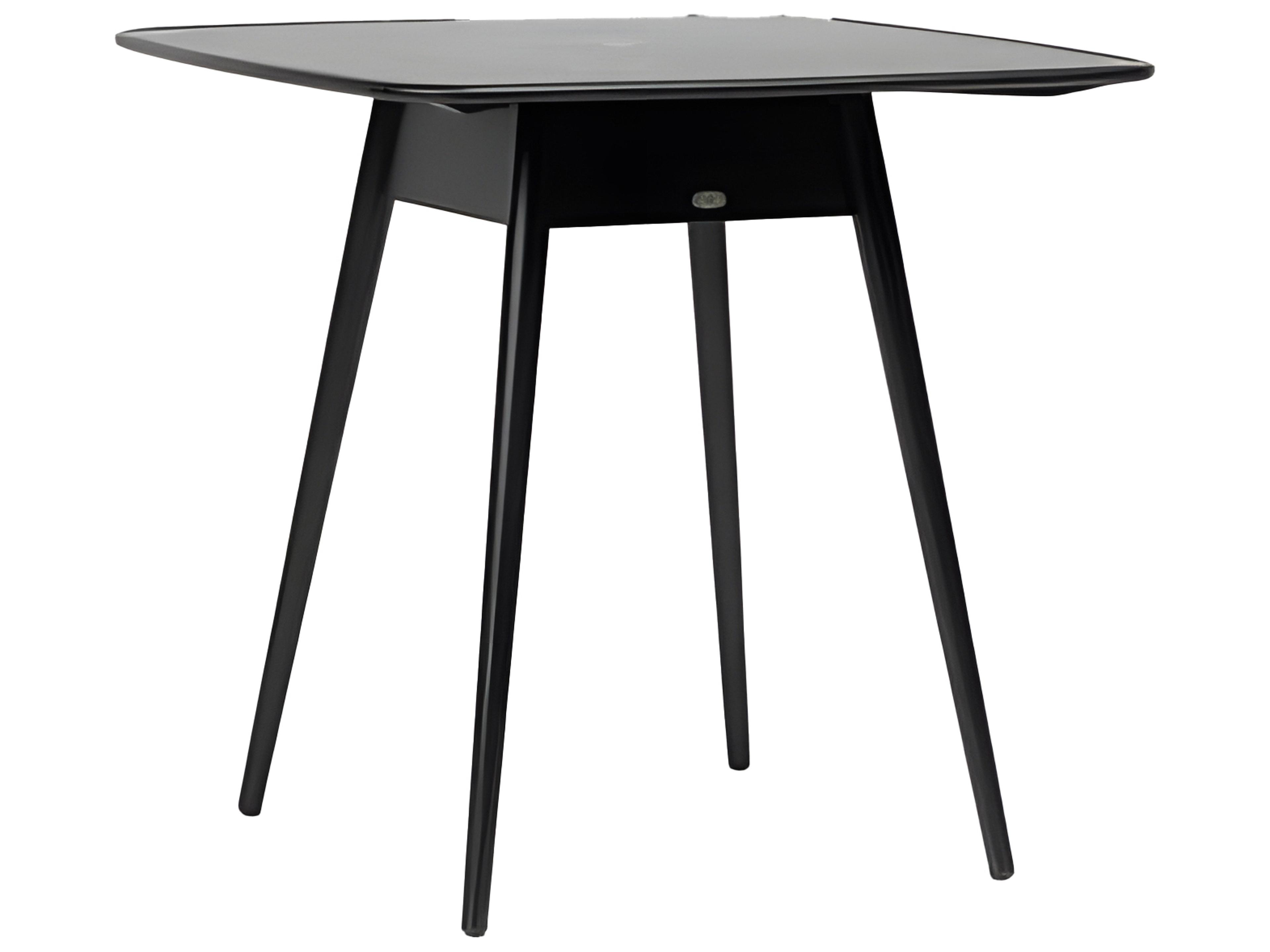 Alinea Silver Diva Night Aluminum Square Umbrella Hole Counter Table