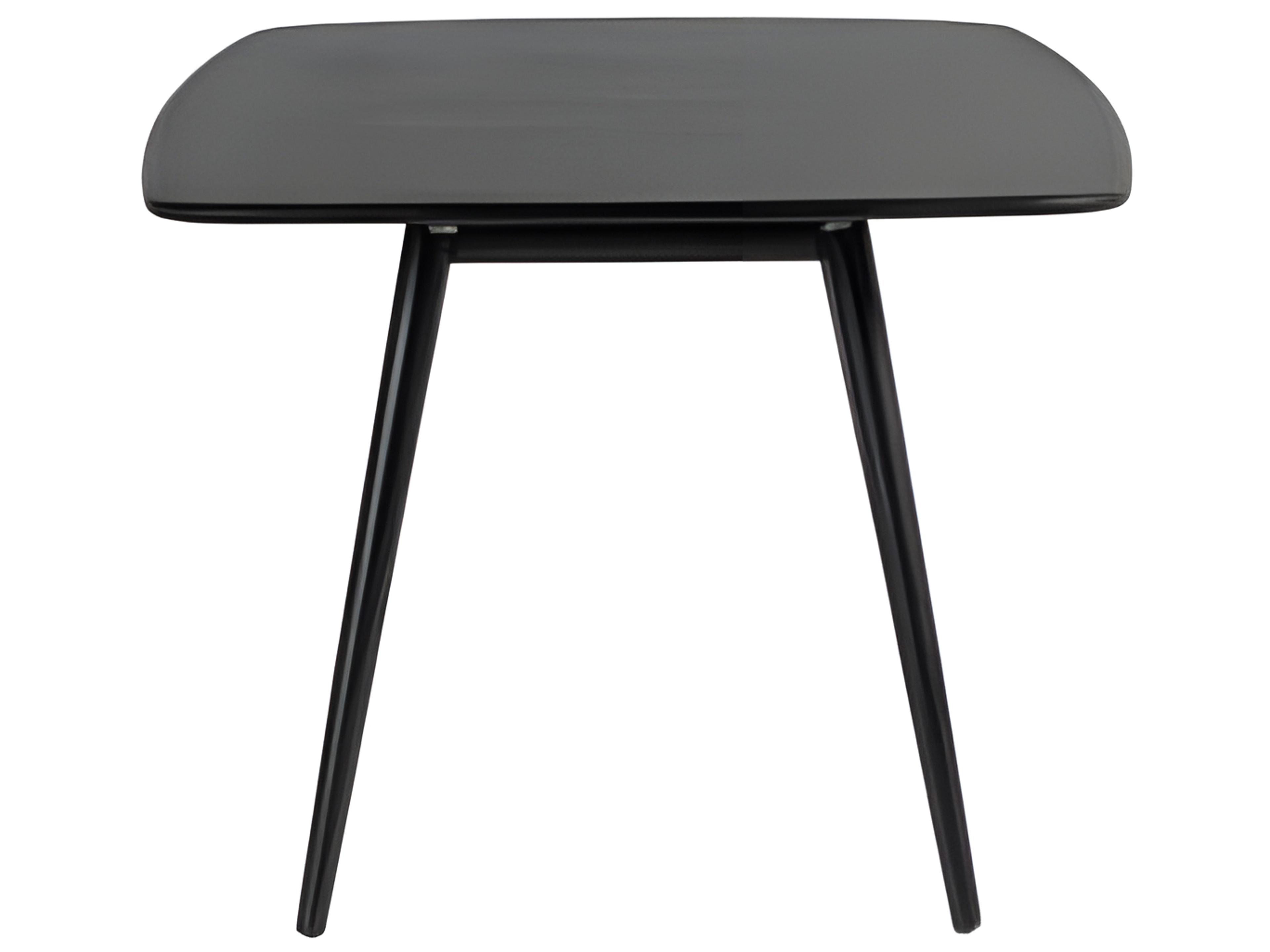 Ratana Alinea Silver Diva Night Aluminum Rectangular Umbrella Hole Dining Table