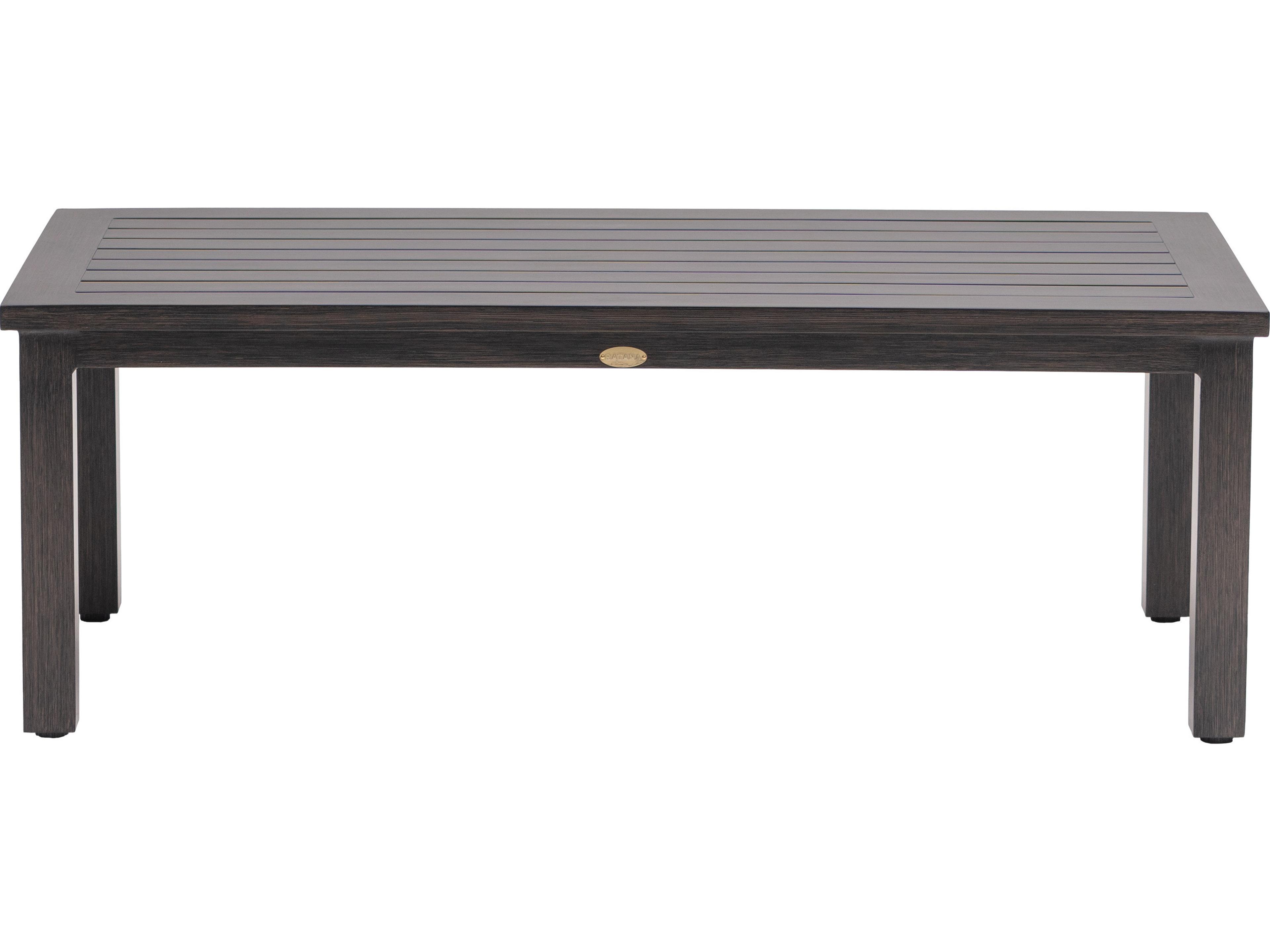Ratana Canbria Tables Aluminum Rectangular Coffee Table