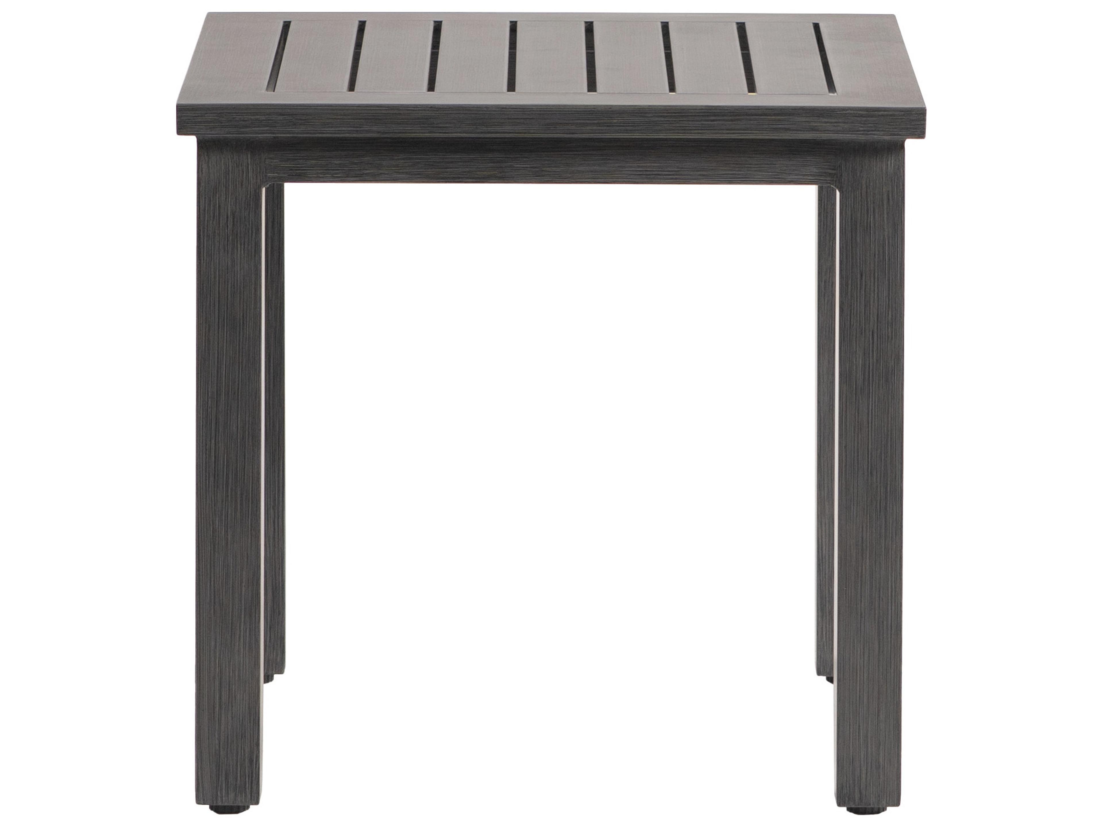 Ratana Canbria Tables Aluminum Square End Table