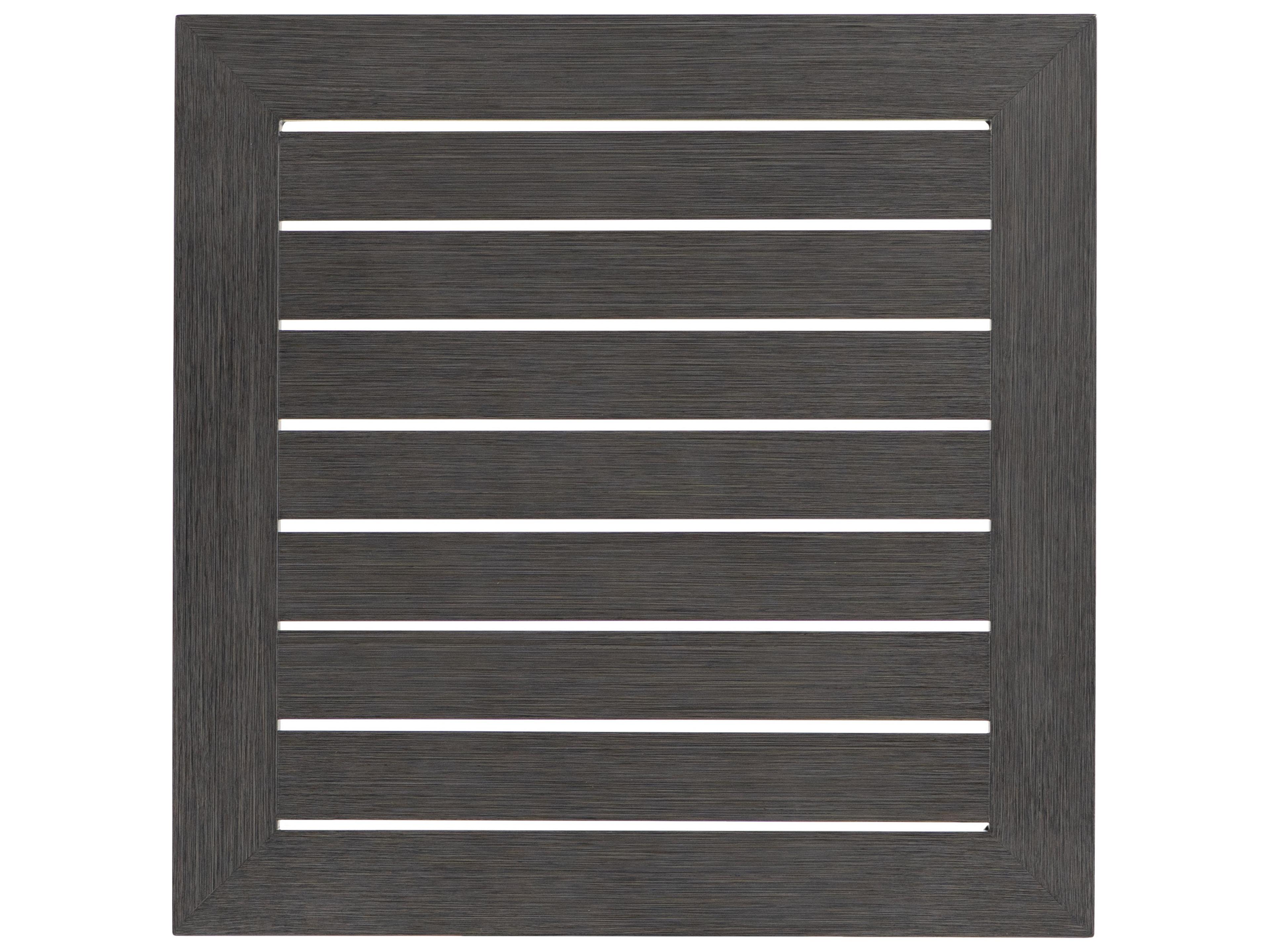 Ratana Canbria Tables Aluminum Square End Table