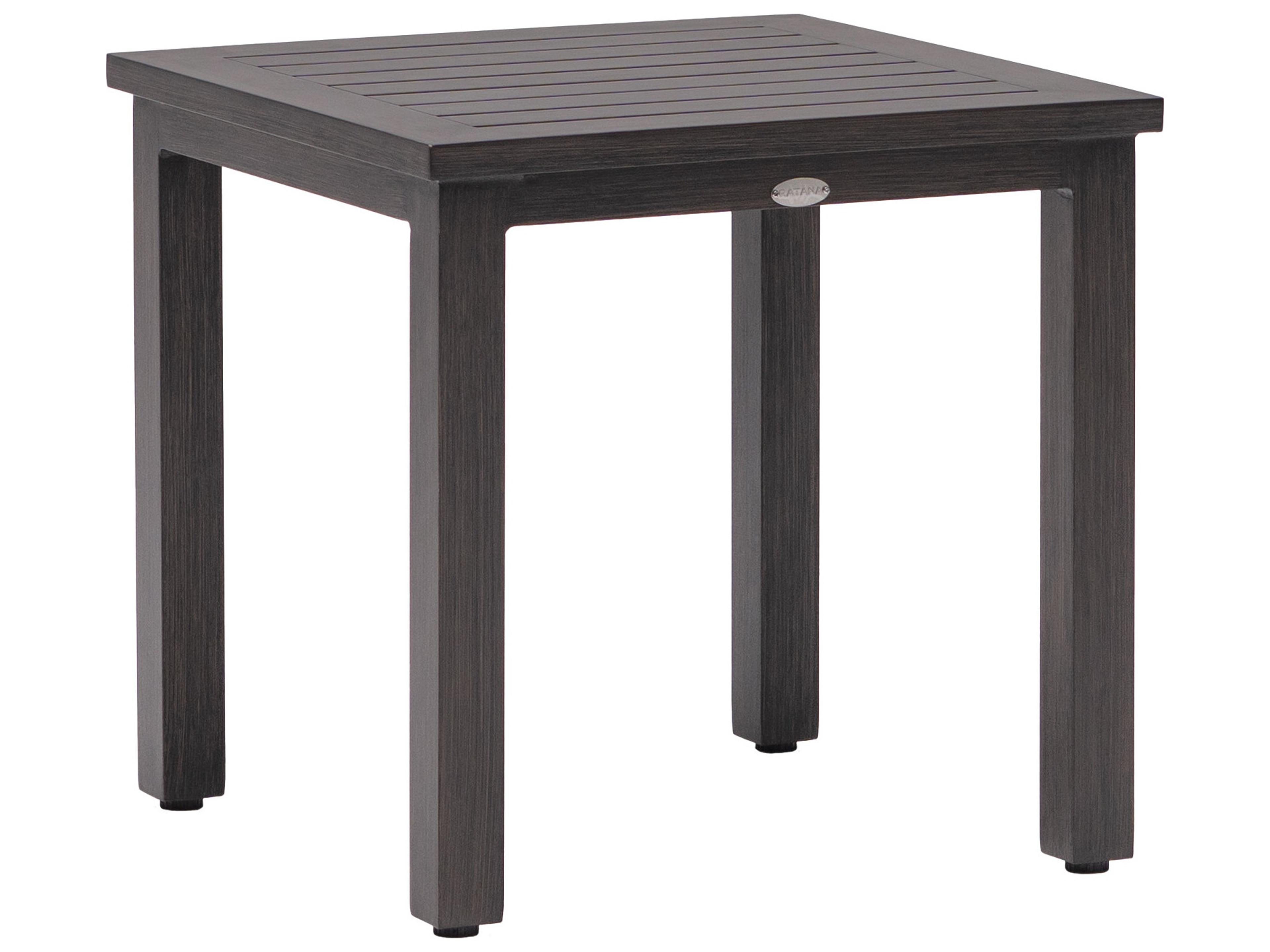 Canbria Tables Aluminum Square End Table