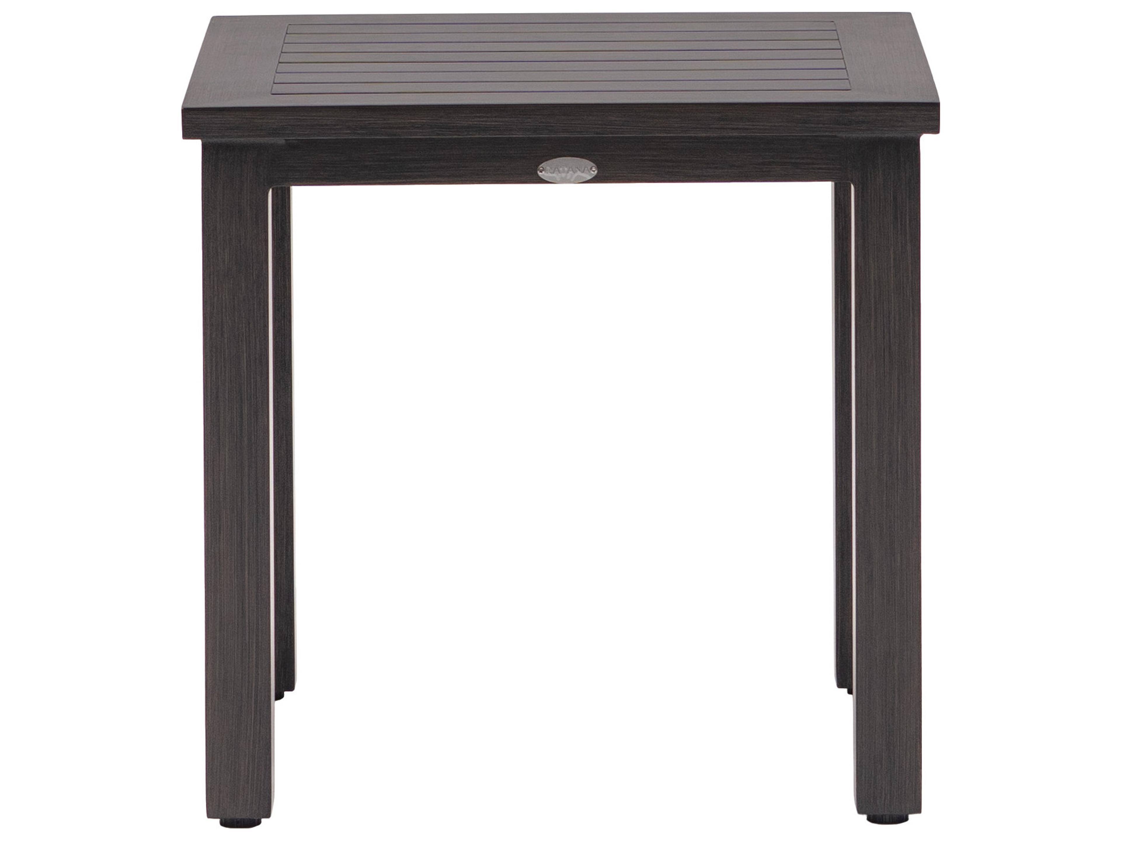 Ratana Canbria Tables Aluminum Square End Table