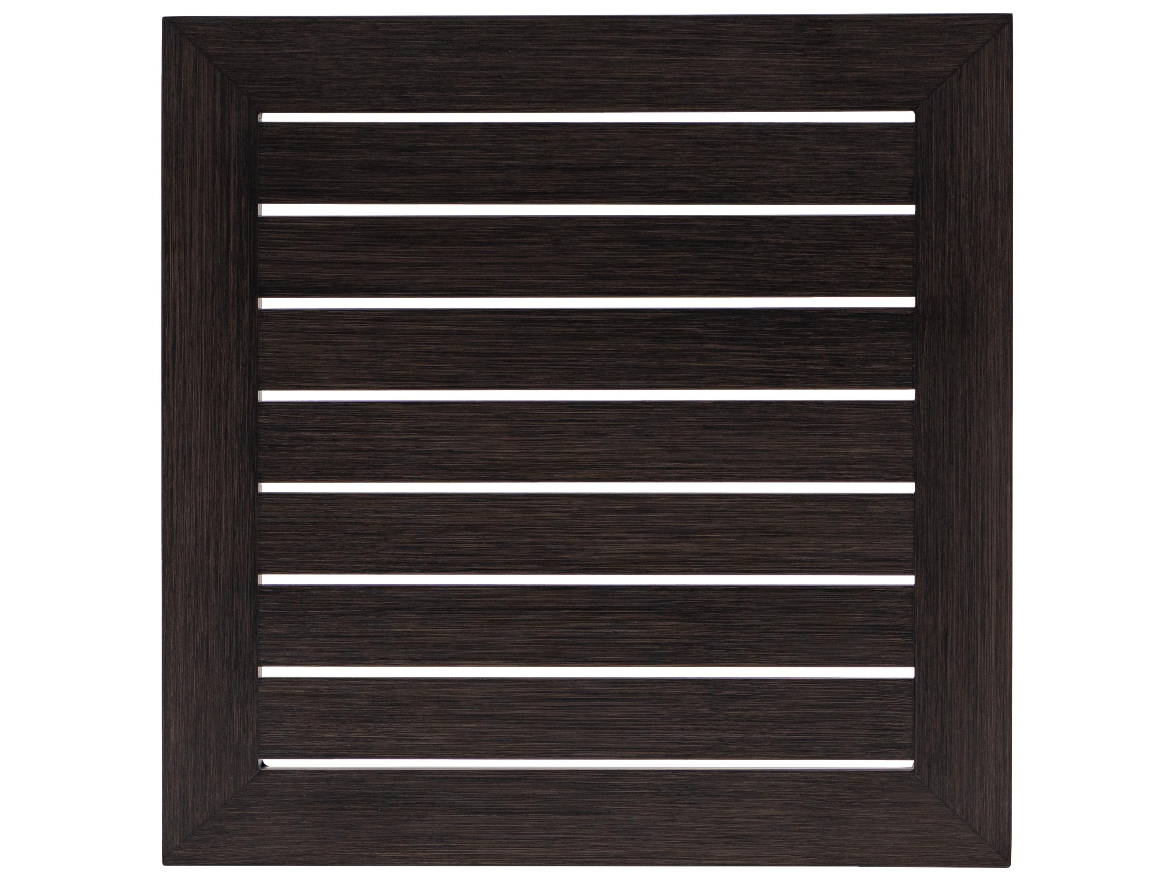 Ratana Canbria Tables Aluminum Square End Table