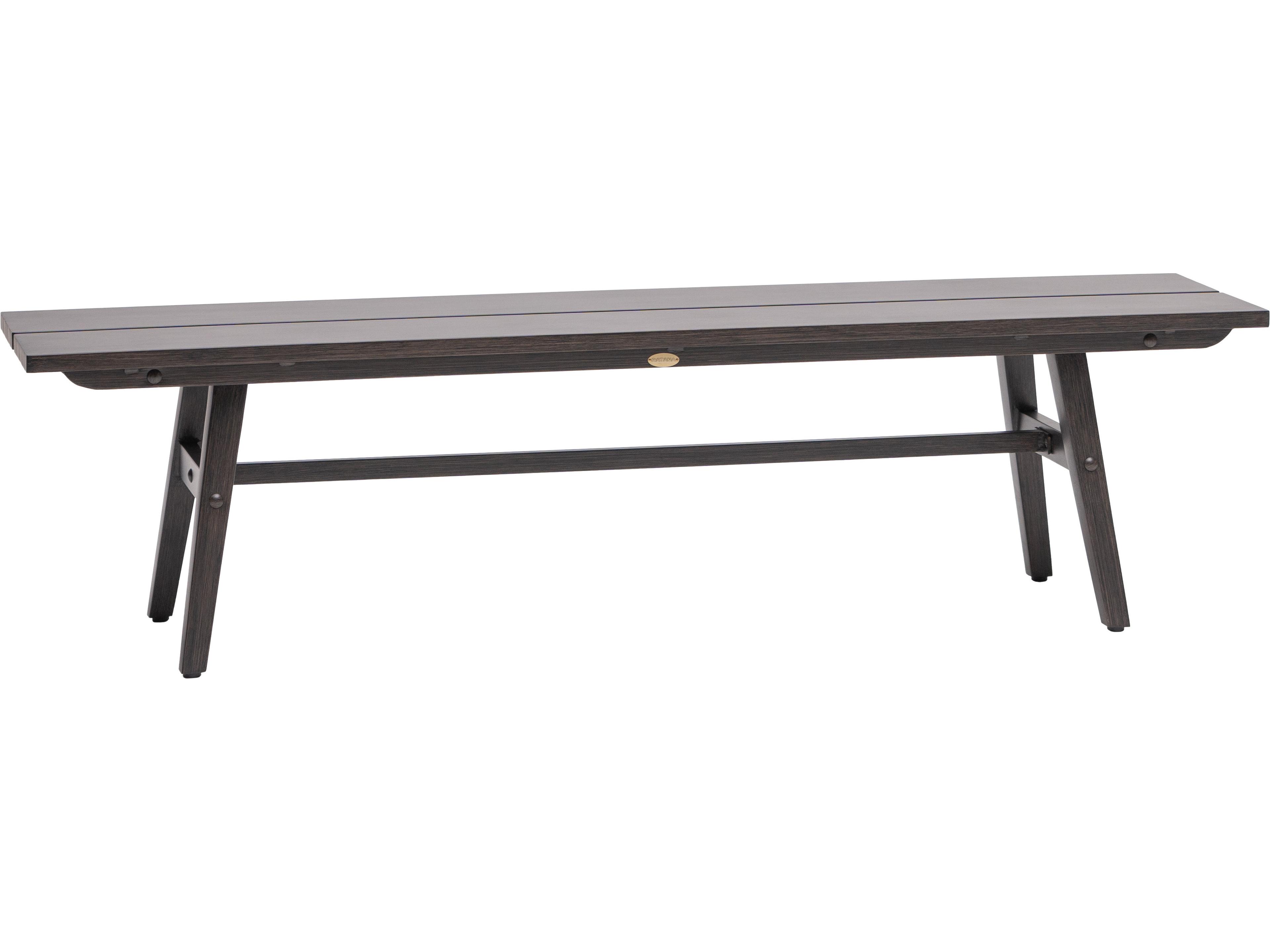 Canbria Tables Aluminum Cushion Bench