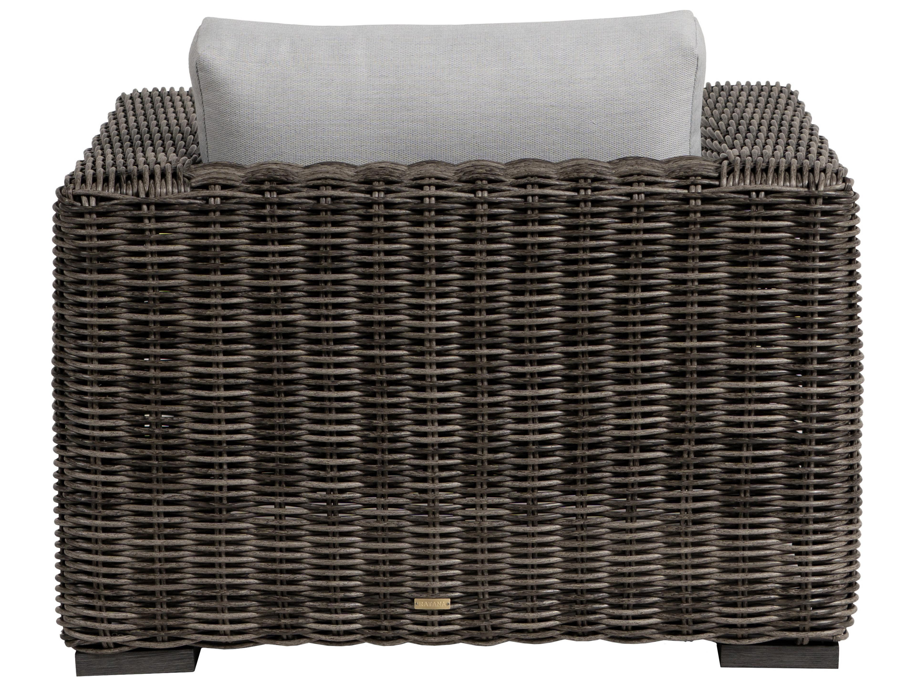 Ratana Cubo Aluminum Cushion Lounge Chair