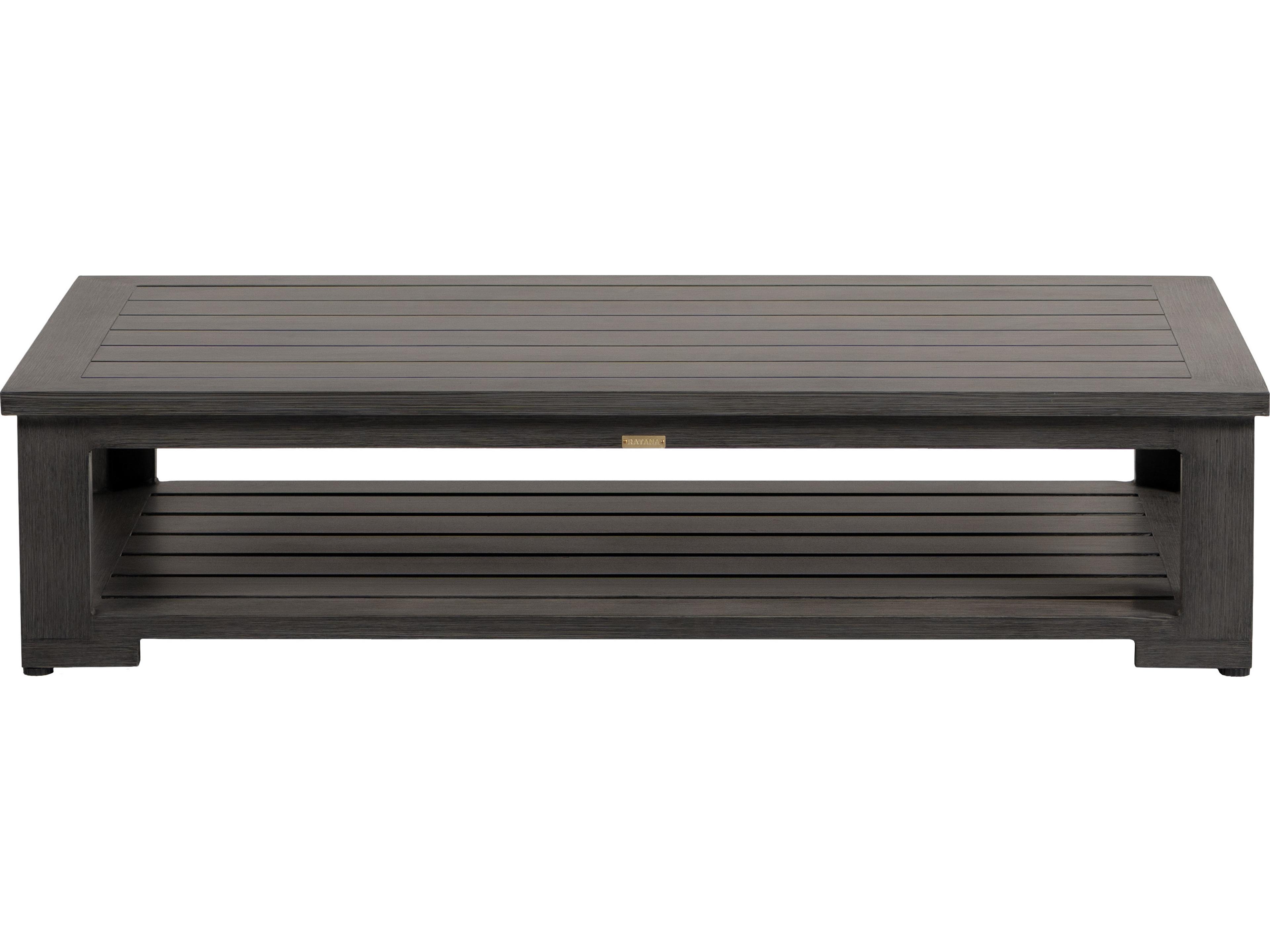 Ratana Milano Aluminum Rectangular Coffee Table