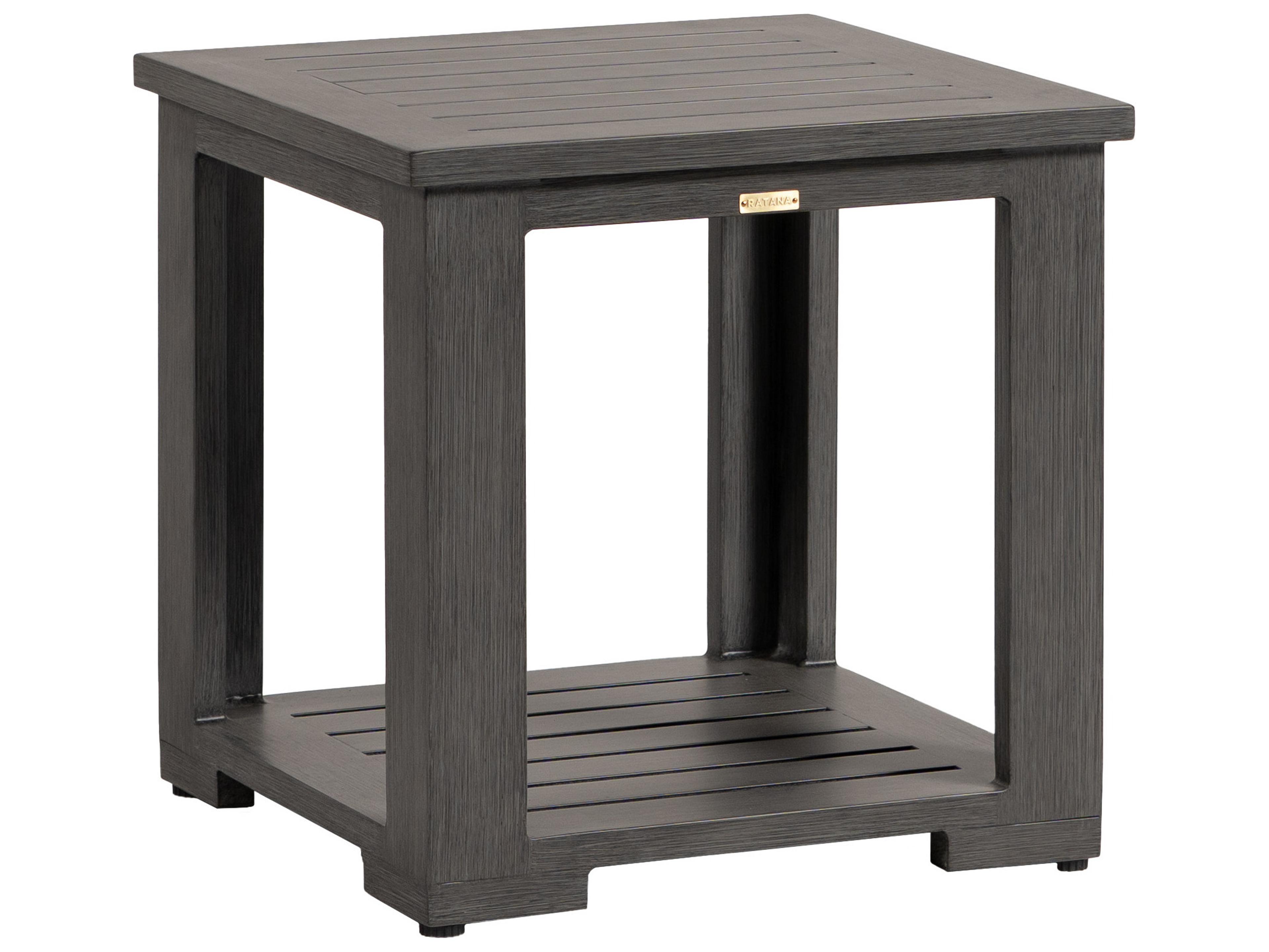 Milano Aluminum Square End Table