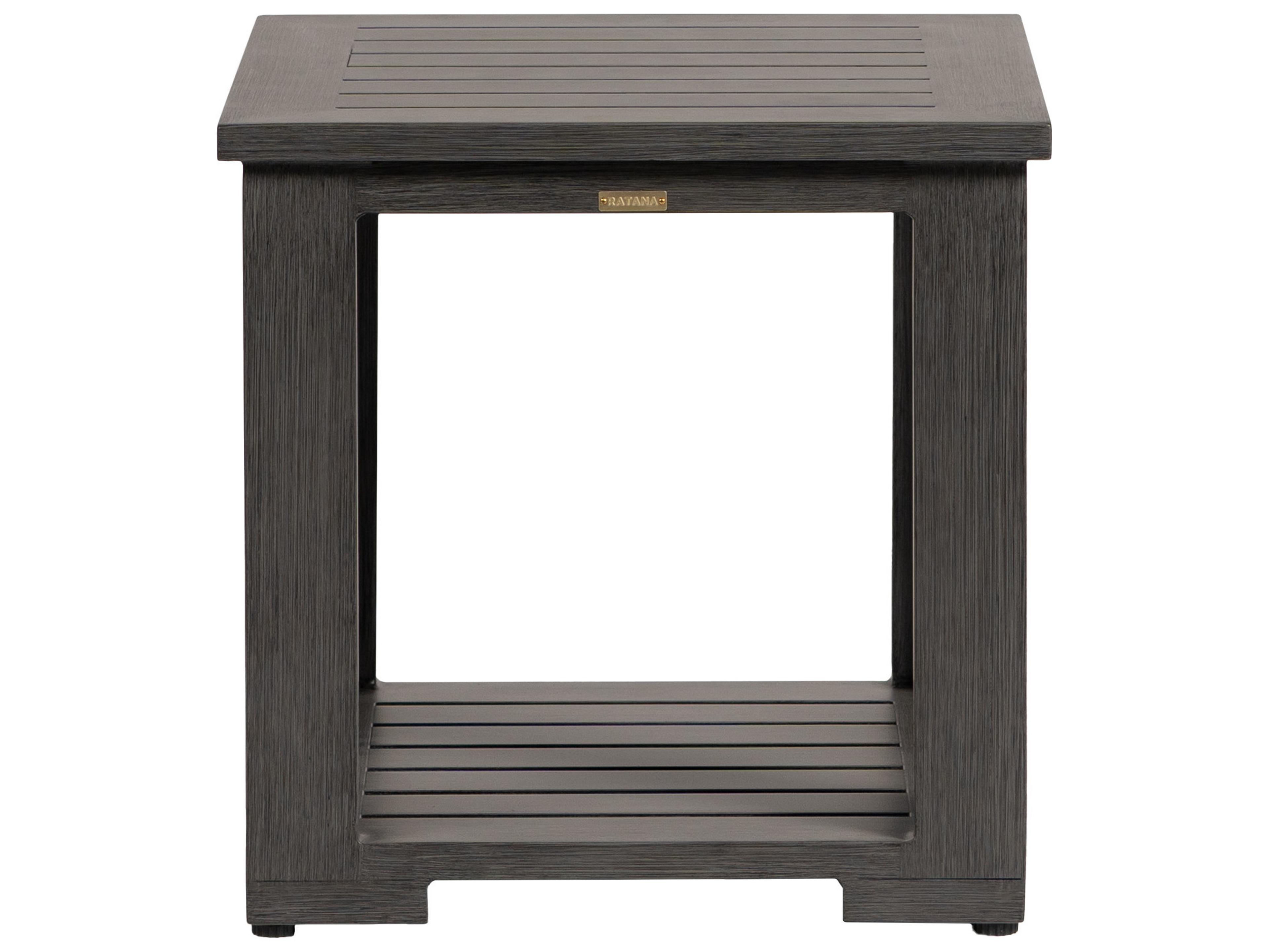 Ratana Milano Aluminum Square End Table