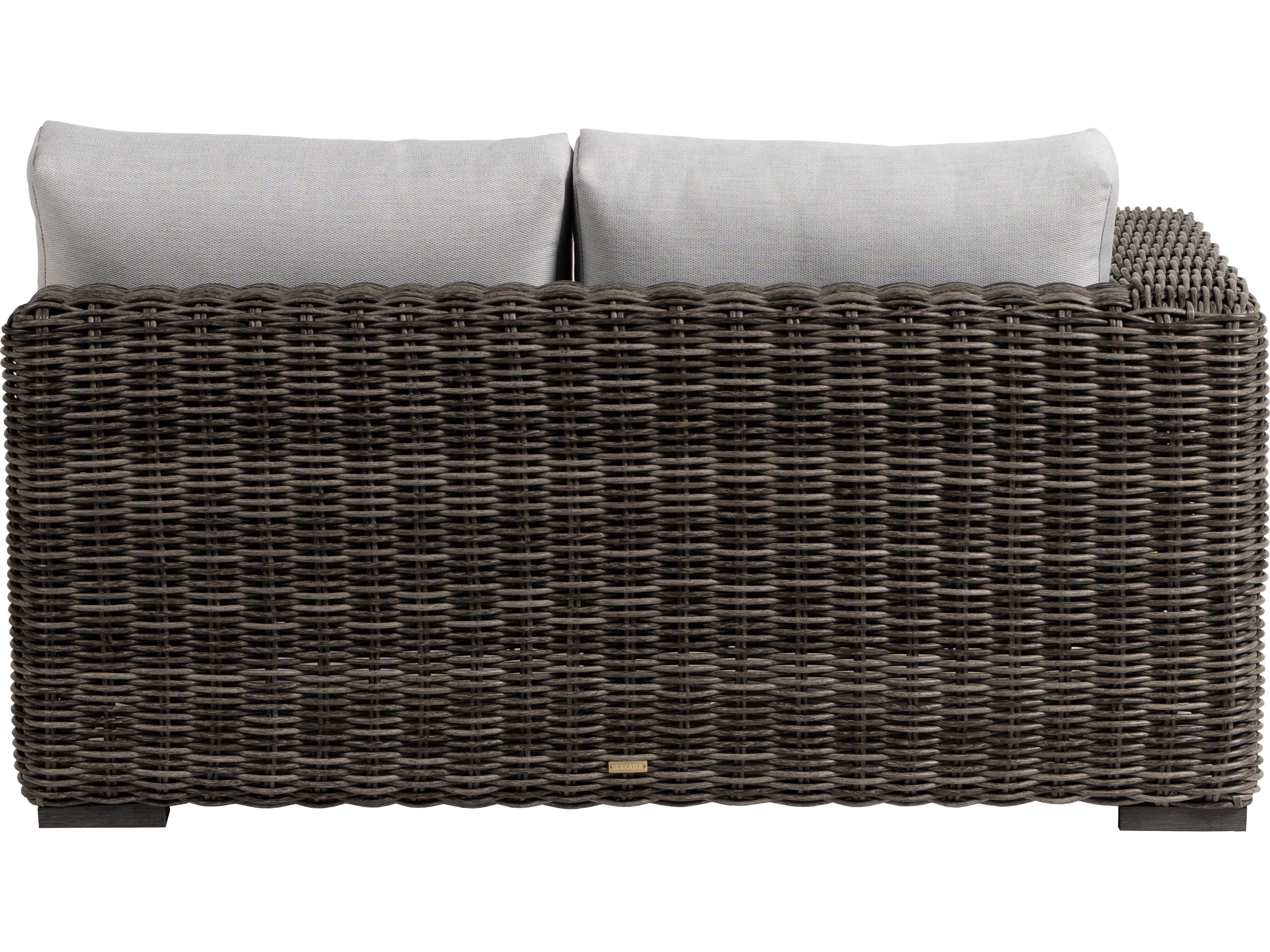 Ratana Cubo Aluminum Wicker Lounge Chair