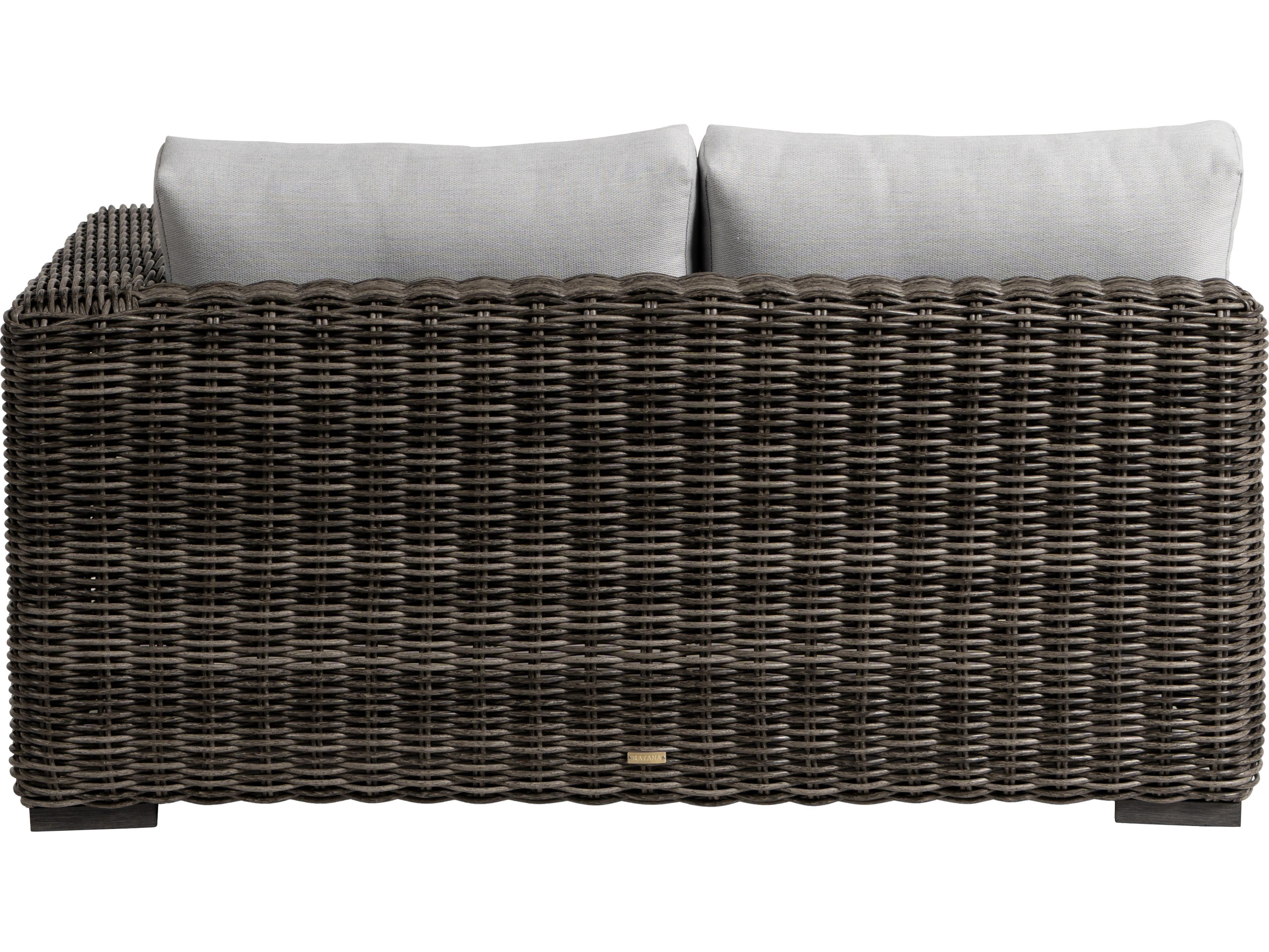 Ratana Cubo Aluminum Wicker Lounge Chair