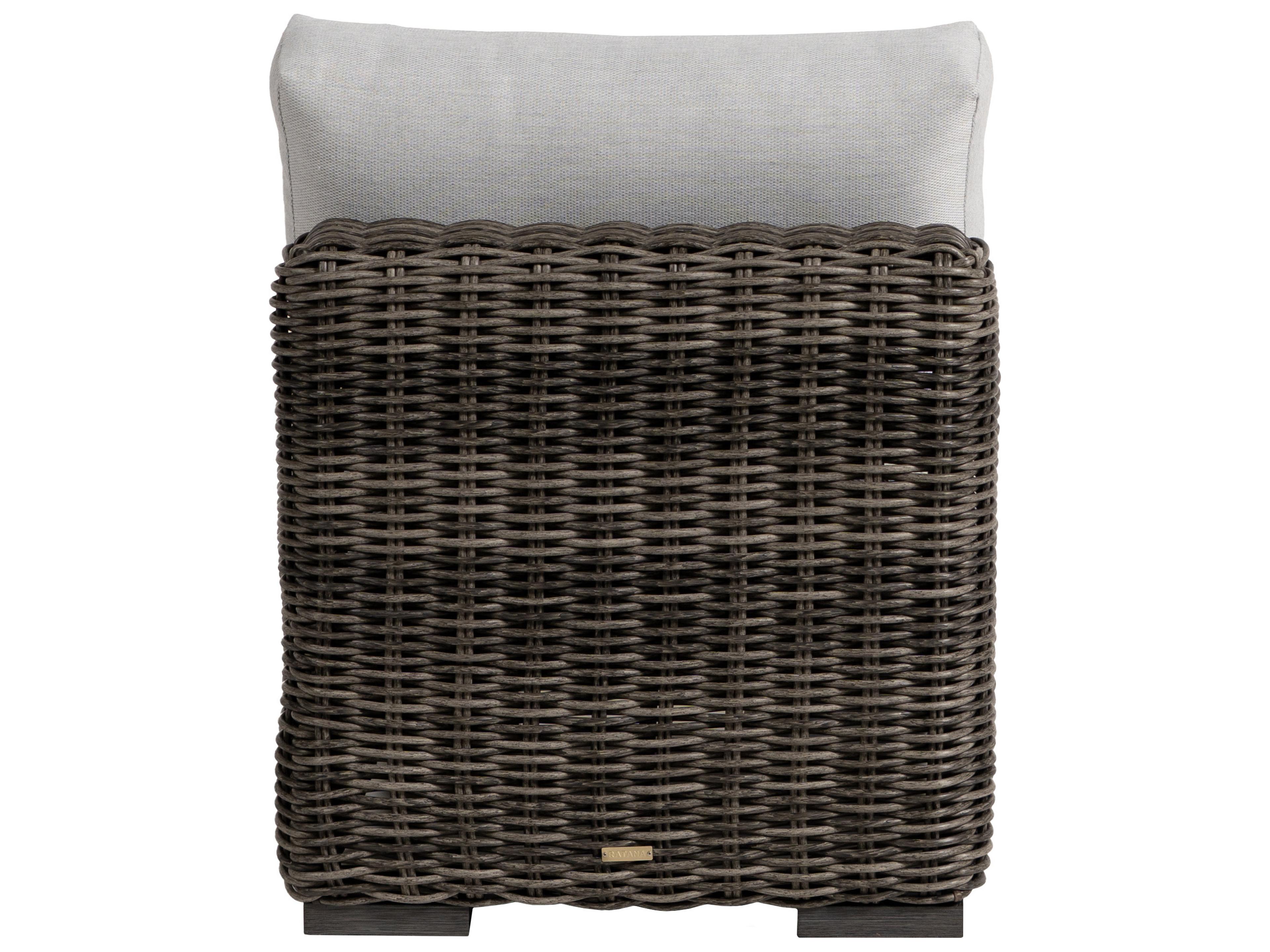 Ratana Cubo Aluminum Wicker Lounge Chair