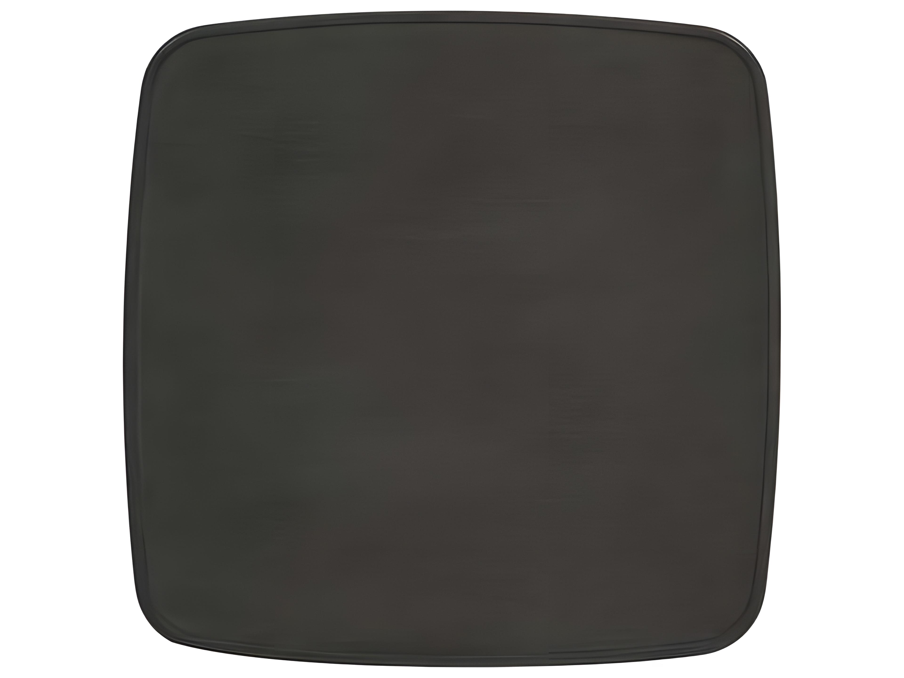 Ratana Poinciana Silver Ash Grey Aluminum Square End Table