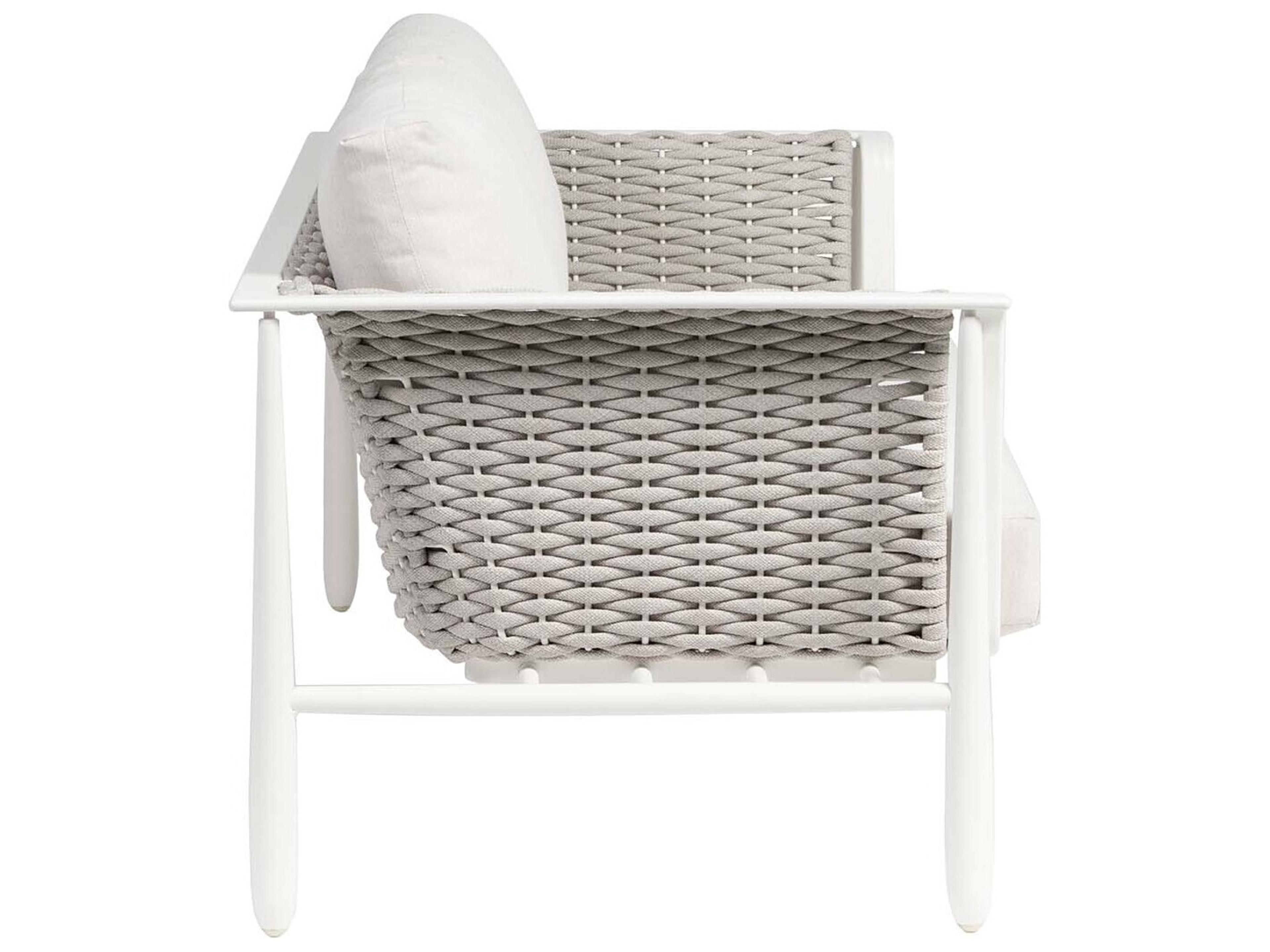 Ratana Diva Silver Snow Aluminum Cushion Sofa