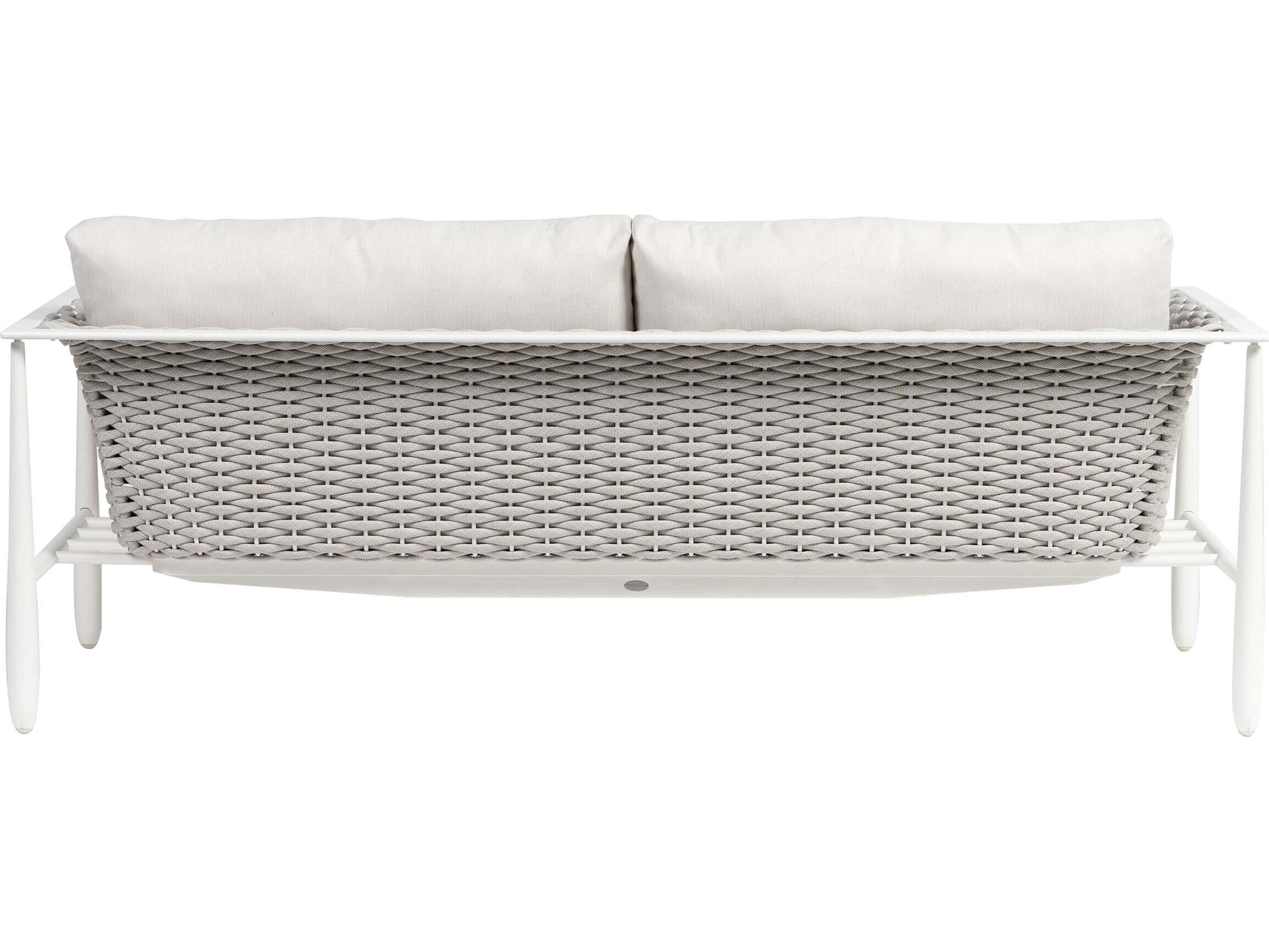 Ratana Diva Silver Snow Aluminum Cushion Sofa