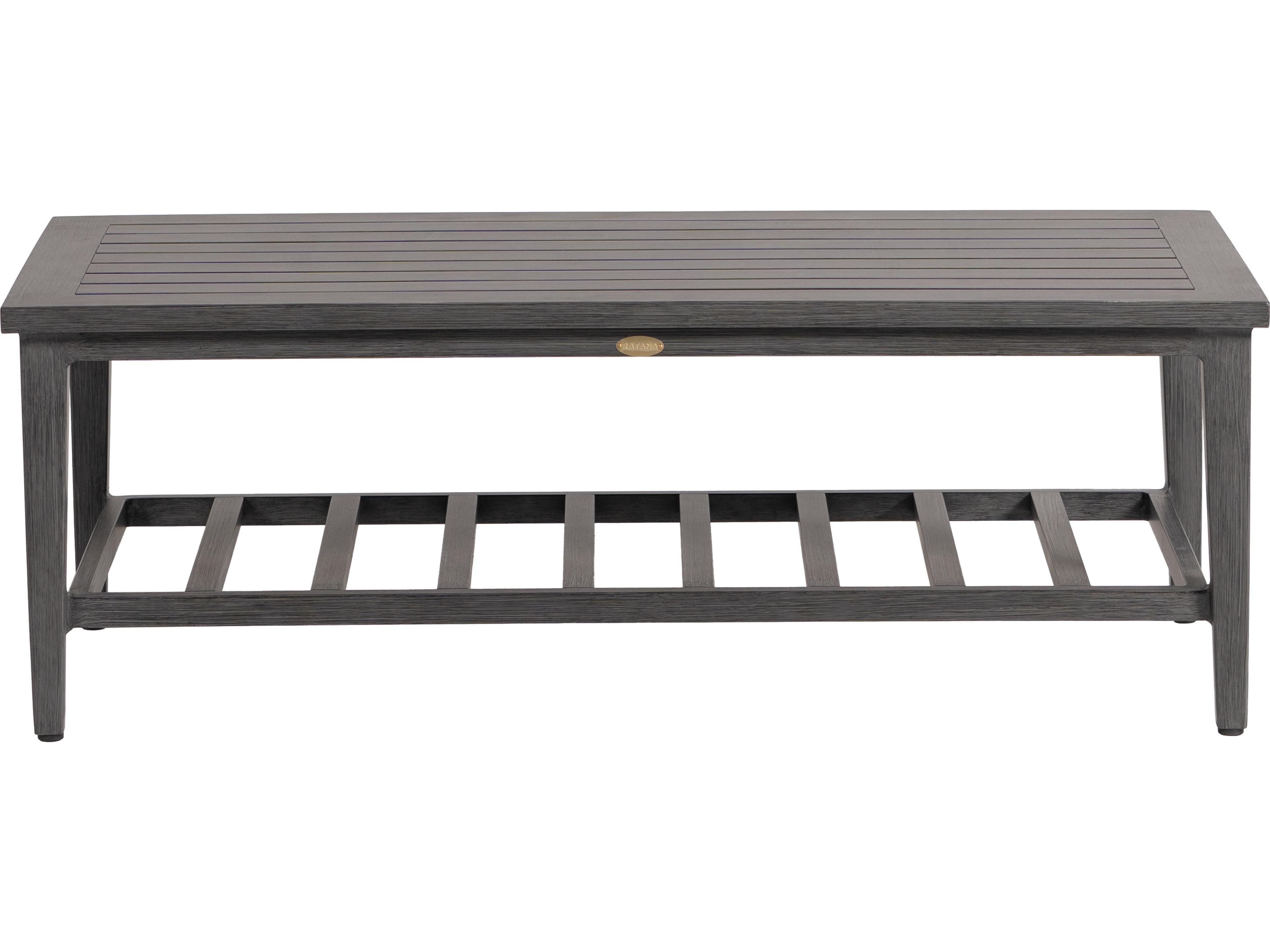 Ratana Cabo San Lucas Aluminum Rectangular Coffee Table