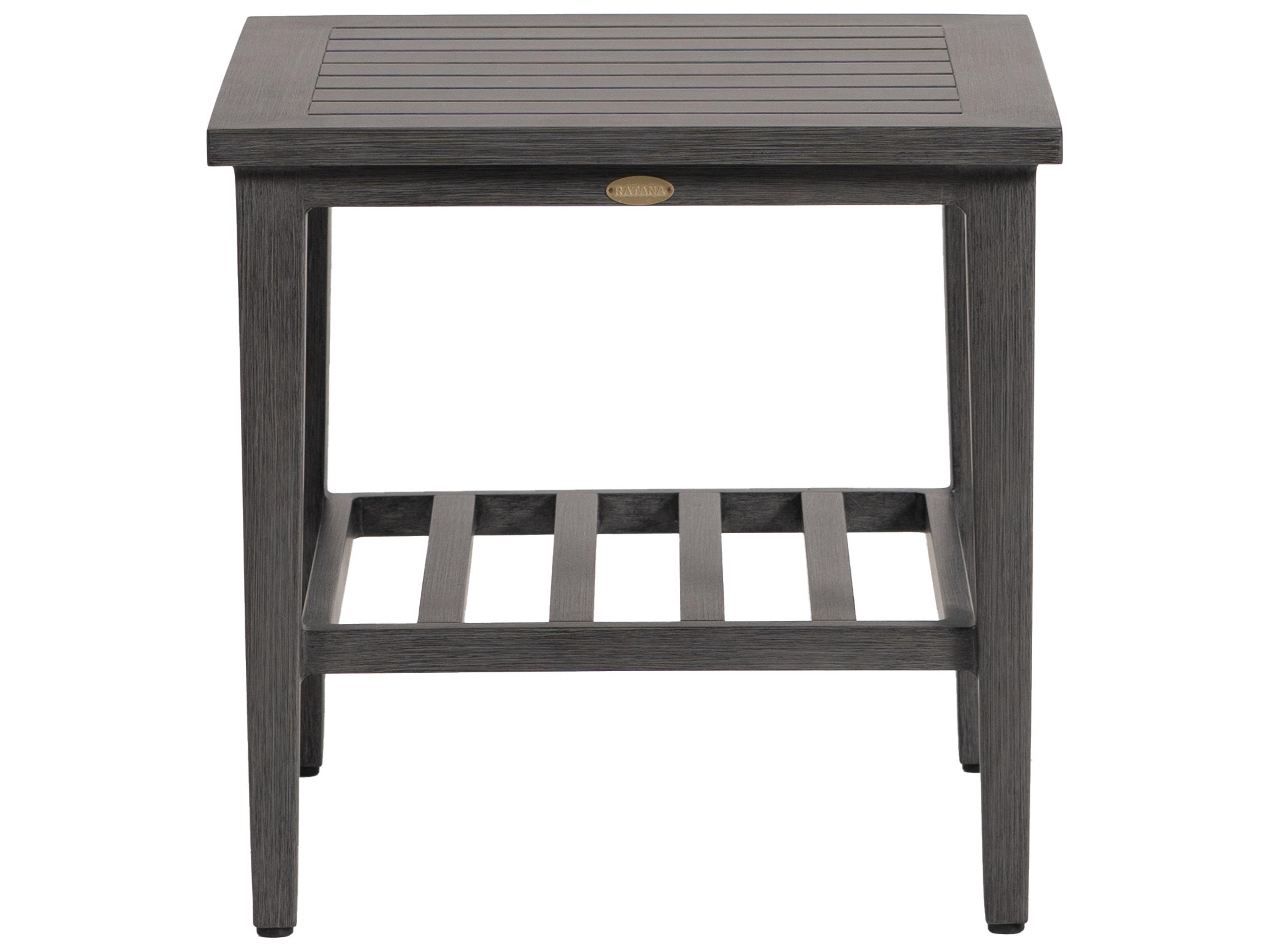 Ratana Cabo San Lucas Aluminum Square End Table