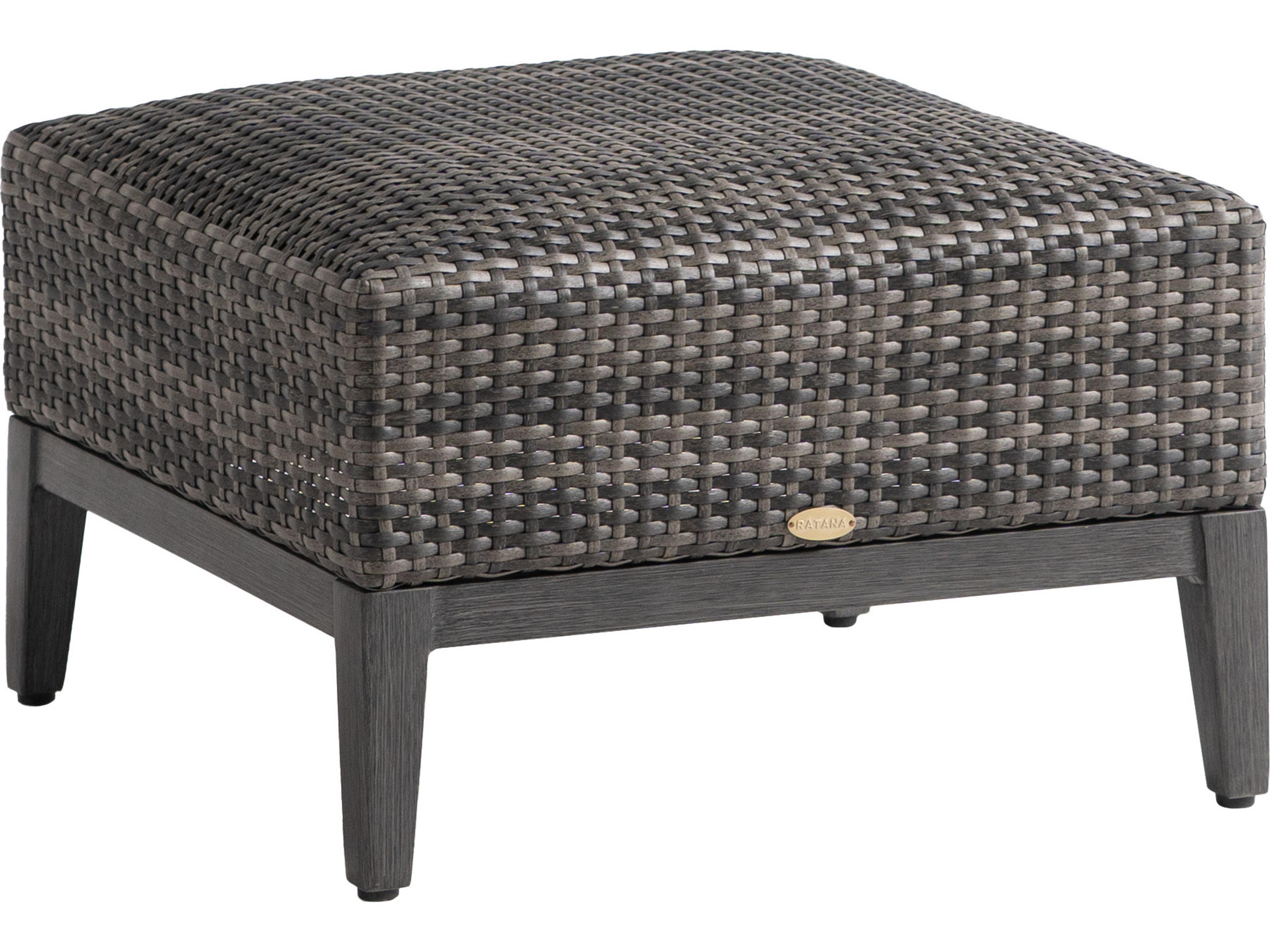 Biltmore Aluminum Wicker Ottoman