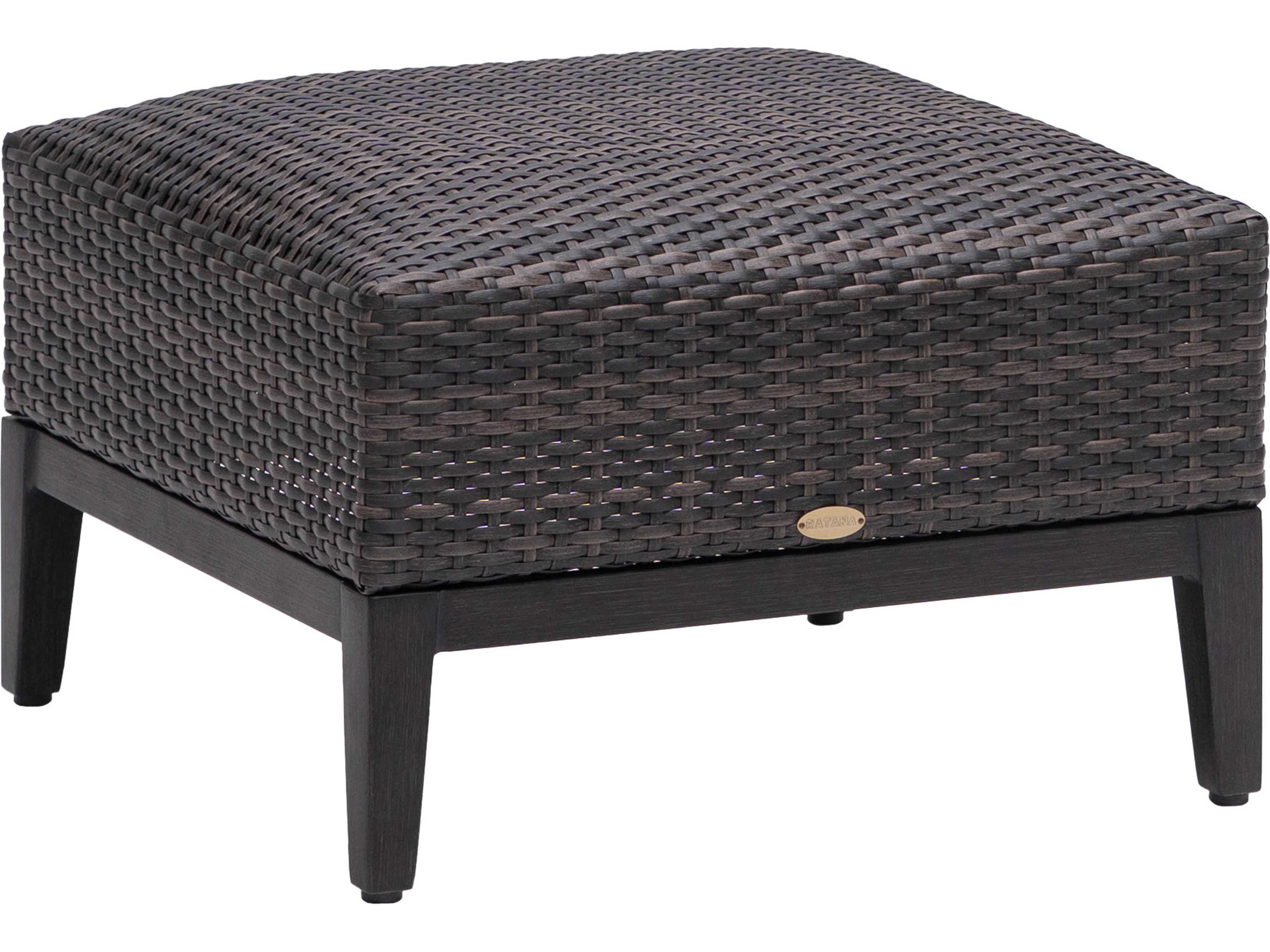 Biltmore Aluminum Wicker Ottoman