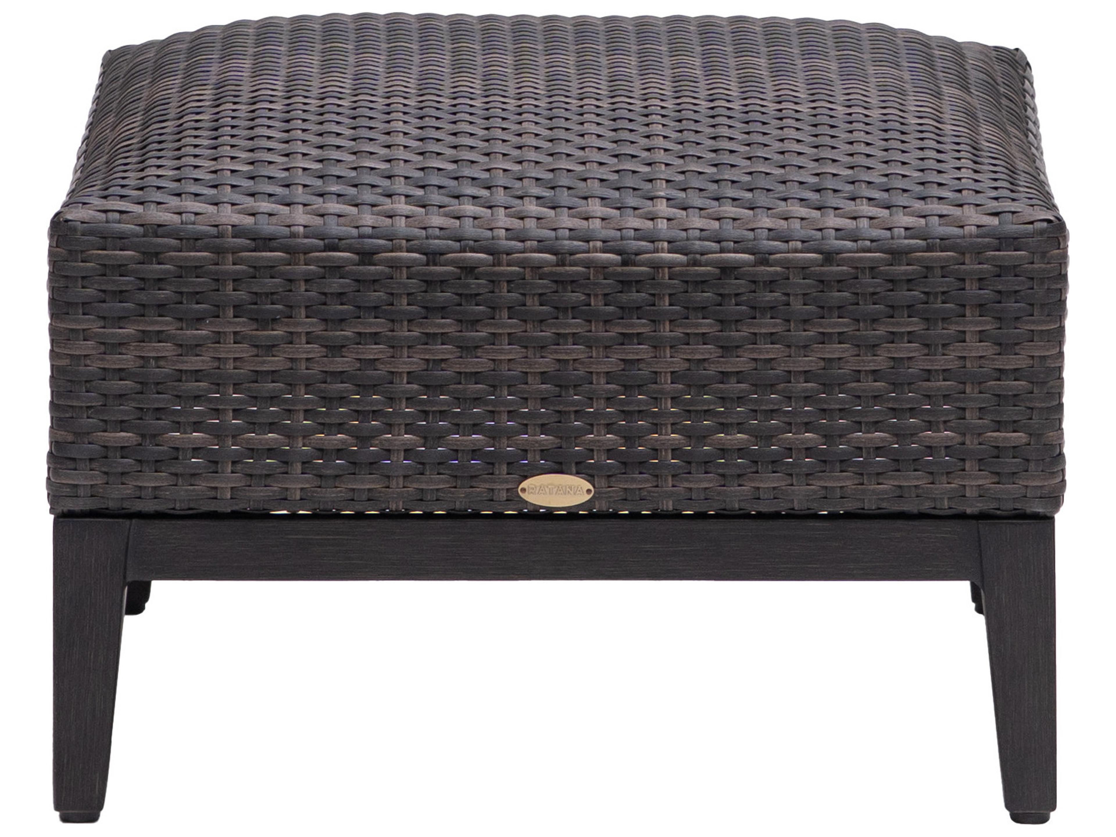 Ratana Biltmore Aluminum Wicker Ottoman