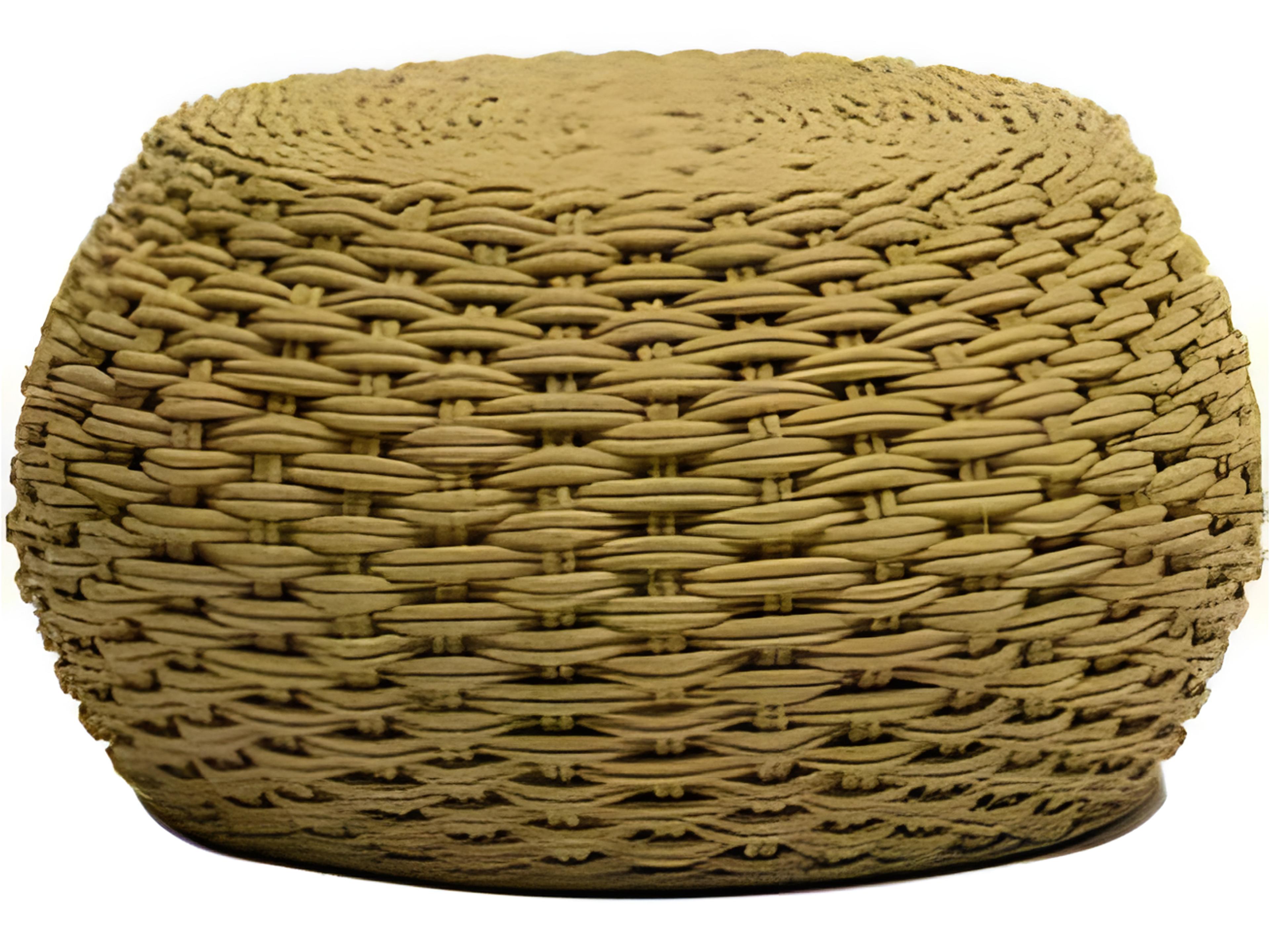 Ratana Giro Aluminum Strap Ottoman