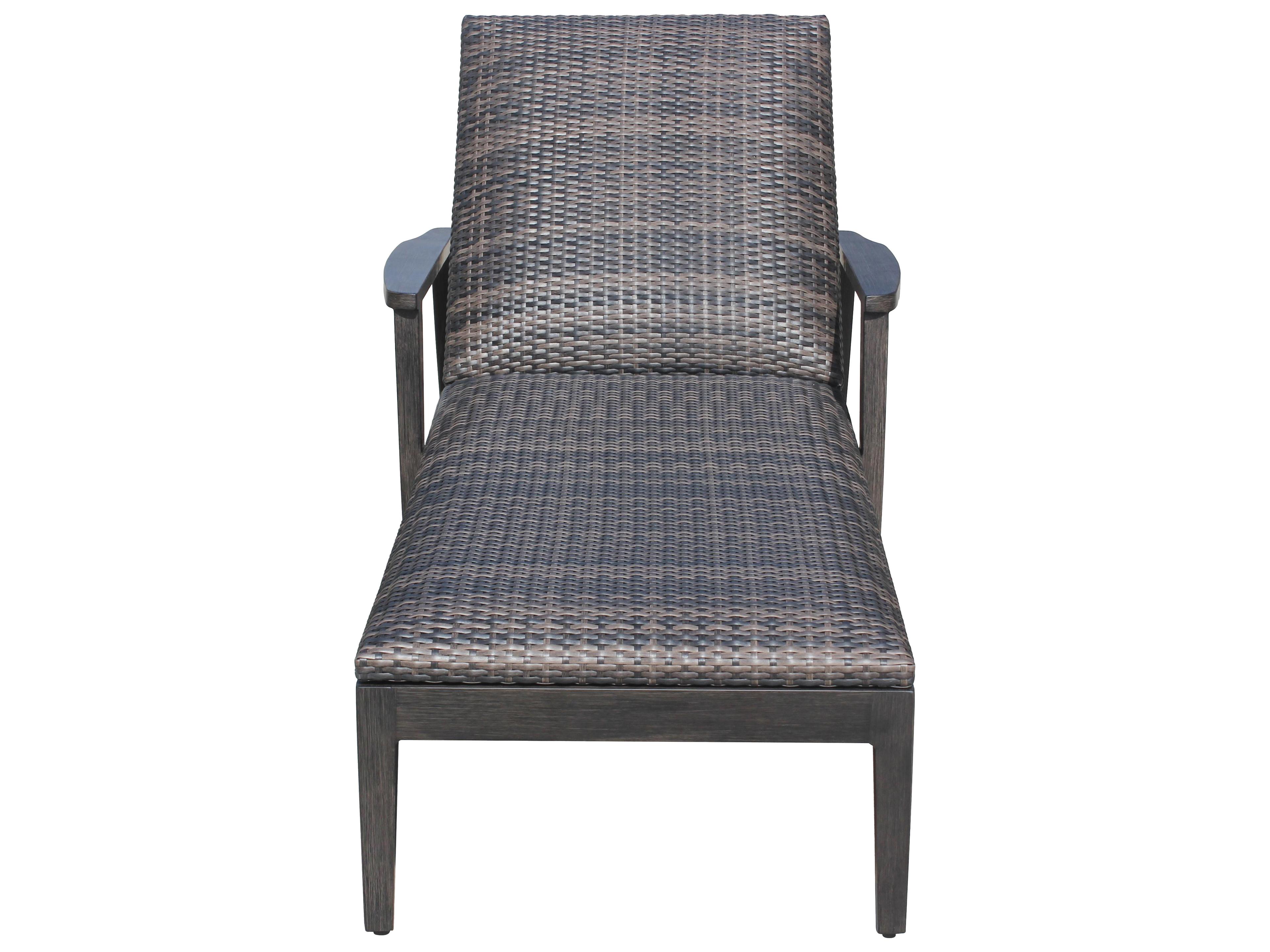 Ratana Cabo San Lucas Aluminum Wicker Chaise Lounge